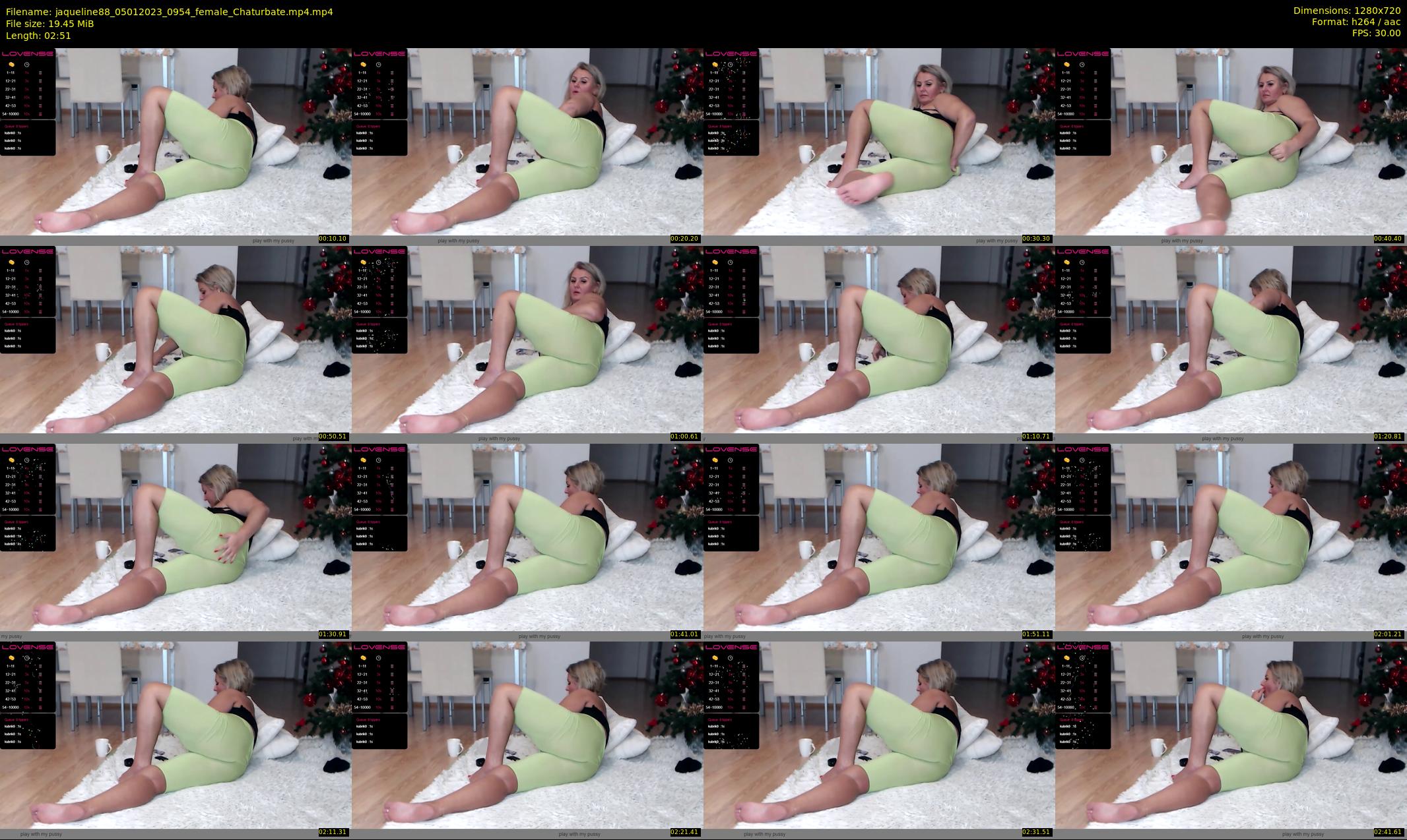 jaqueline88 — 3 minute Chaturbate female cam show recording, 720p, Jan 5, 2023