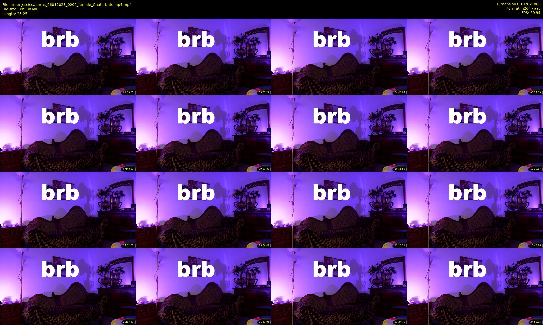 jessiccaburns — 27 minute Chaturbate female cam show recording, 1080p, Jan 6, 2023