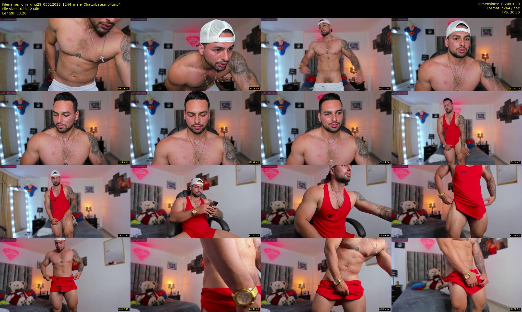 john_king29 — 54 minute Chaturbate male cam show recording, 1080p, Jan 5, 2023