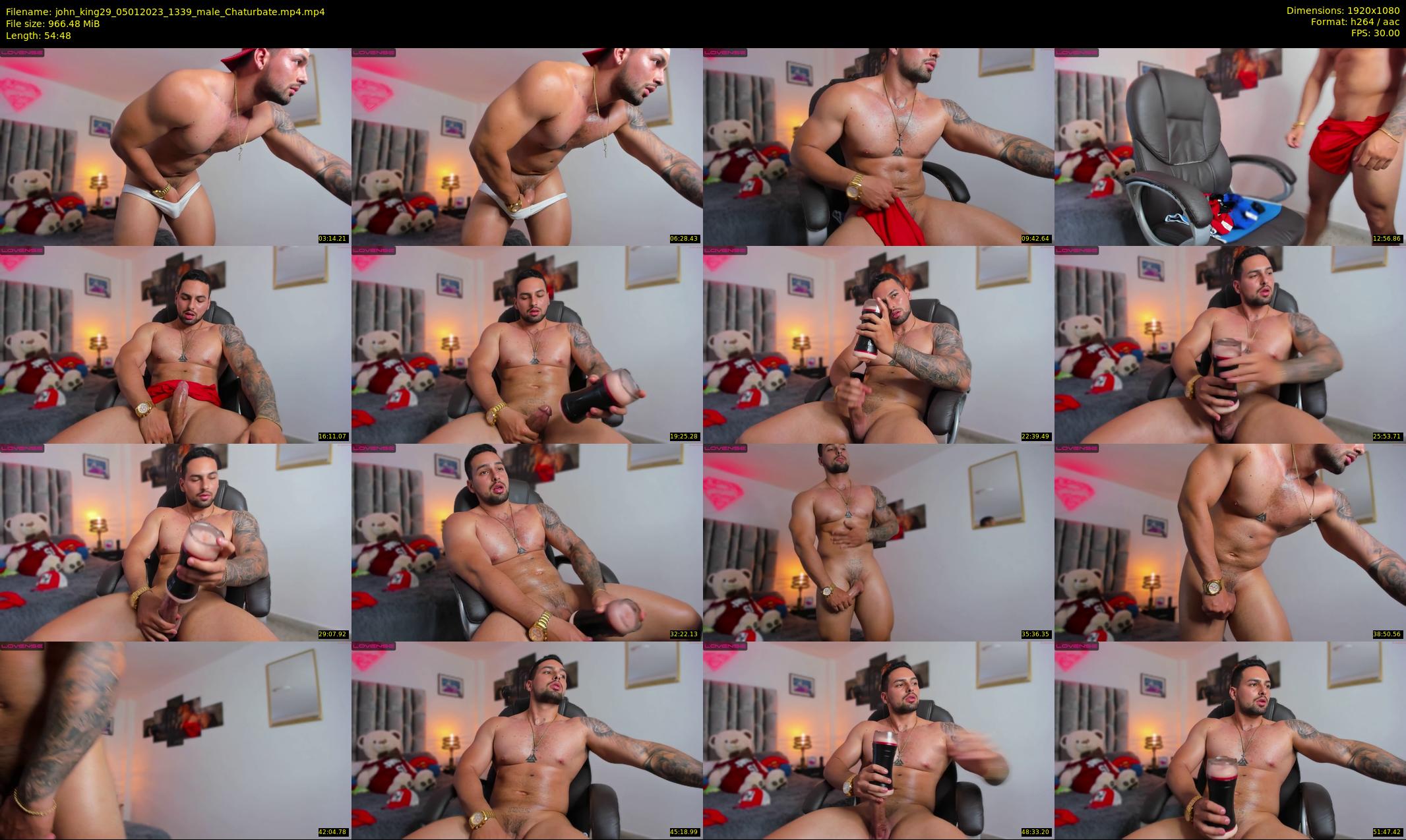 john_king29 — 55 minute Chaturbate male cam show recording, 1080p, Jan 5, 2023