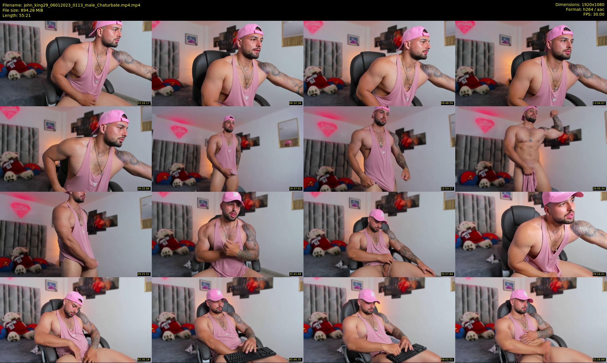 john_king29 — 56 minute Chaturbate male cam show recording, 1080p, Jan 6, 2023