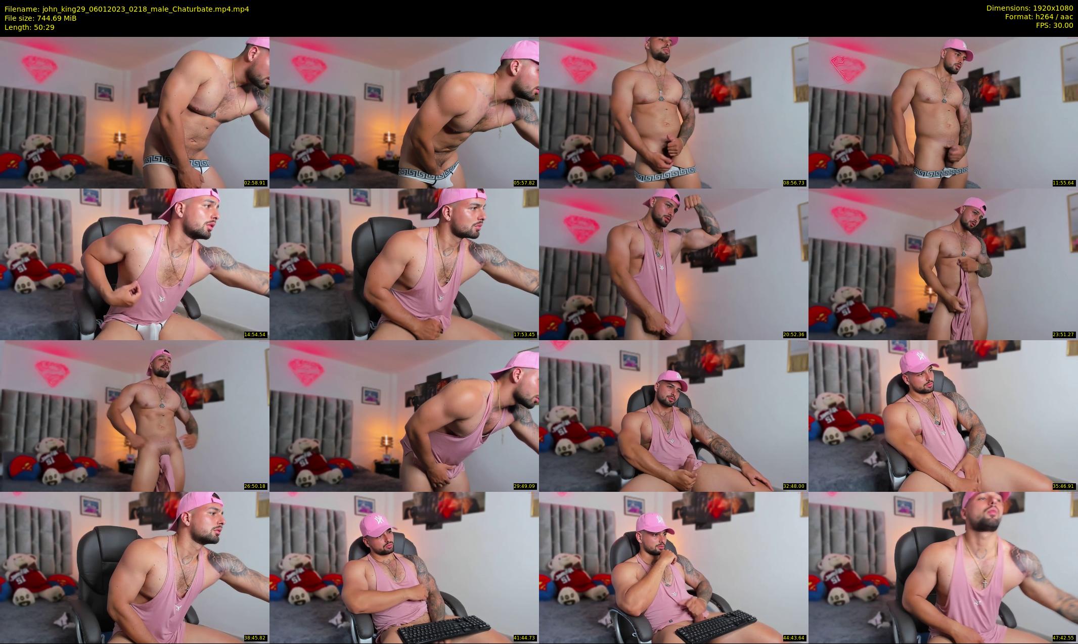 john_king29 — 51 minute Chaturbate male cam show recording, 1080p, Jan 6, 2023