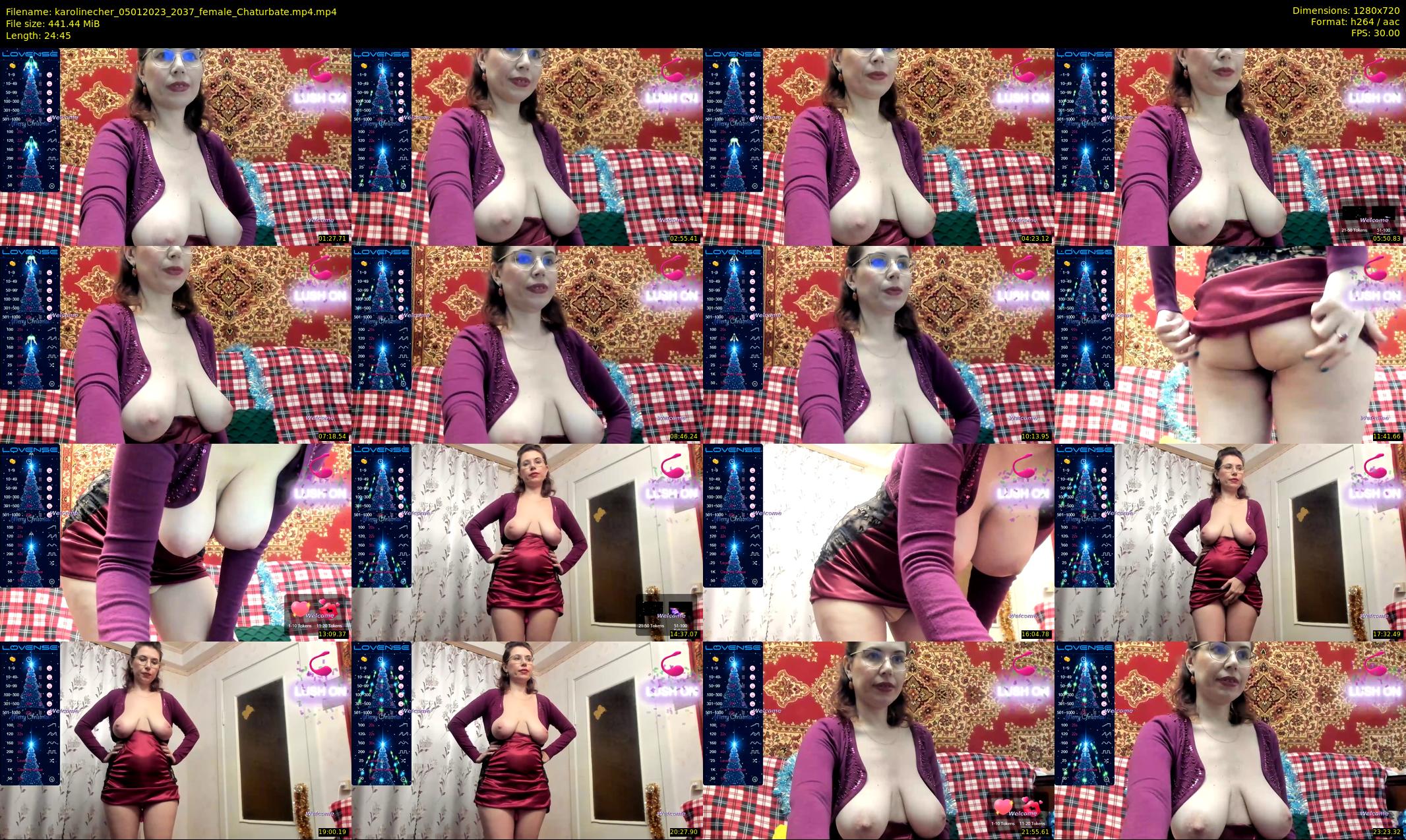 karolinecher — 25 minute Chaturbate female cam show recording, 720p, Jan 5, 2023