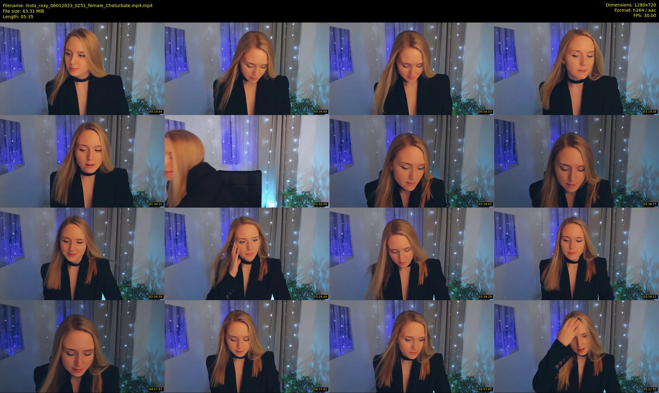 linda_roxy — 6 minute Chaturbate female cam show recording, 720p, Jan 6, 2023