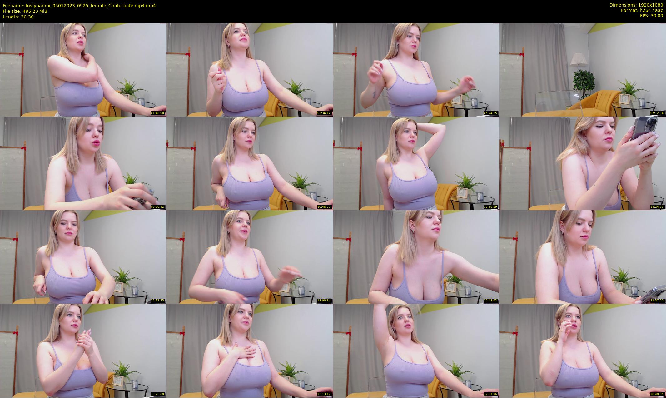 lovlybambi — 31 minute Chaturbate female cam show recording, 1080p, Jan 5, 2023