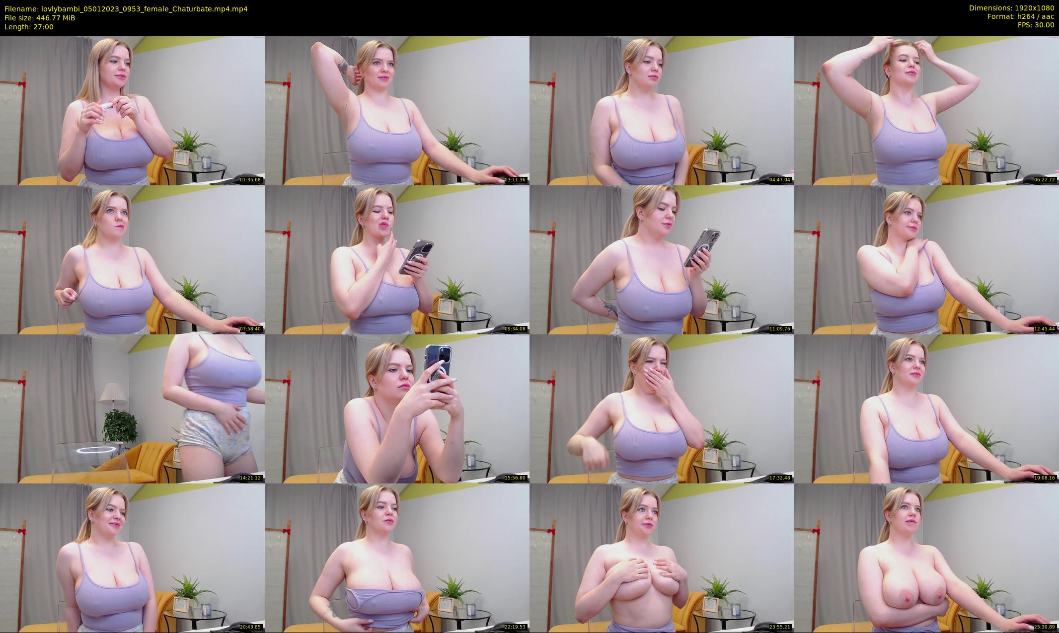 lovlybambi — 27 minute Chaturbate female cam show recording, 1080p, Jan 5, 2023