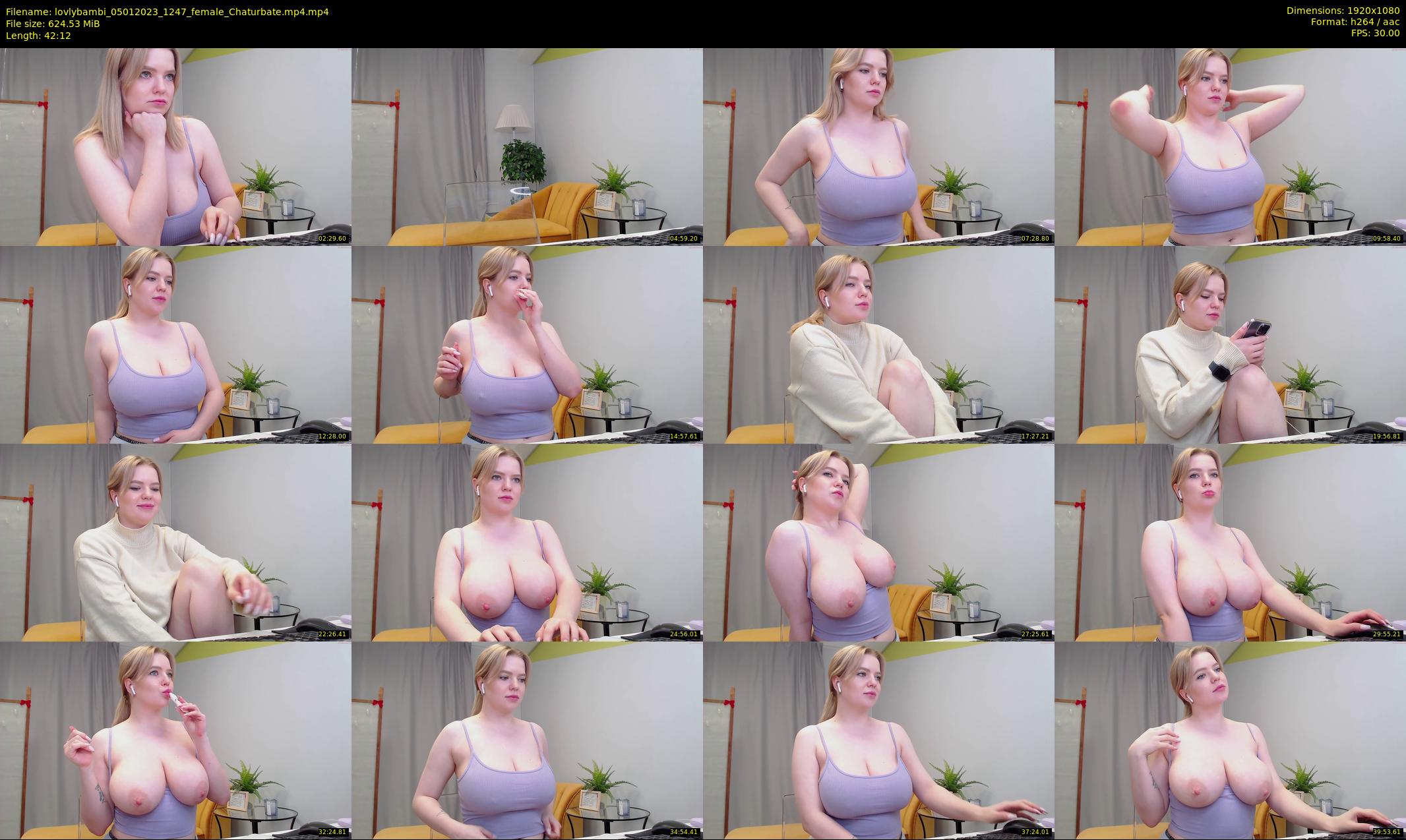 lovlybambi — 43 minute Chaturbate female cam show recording, 1080p, Jan 5, 2023