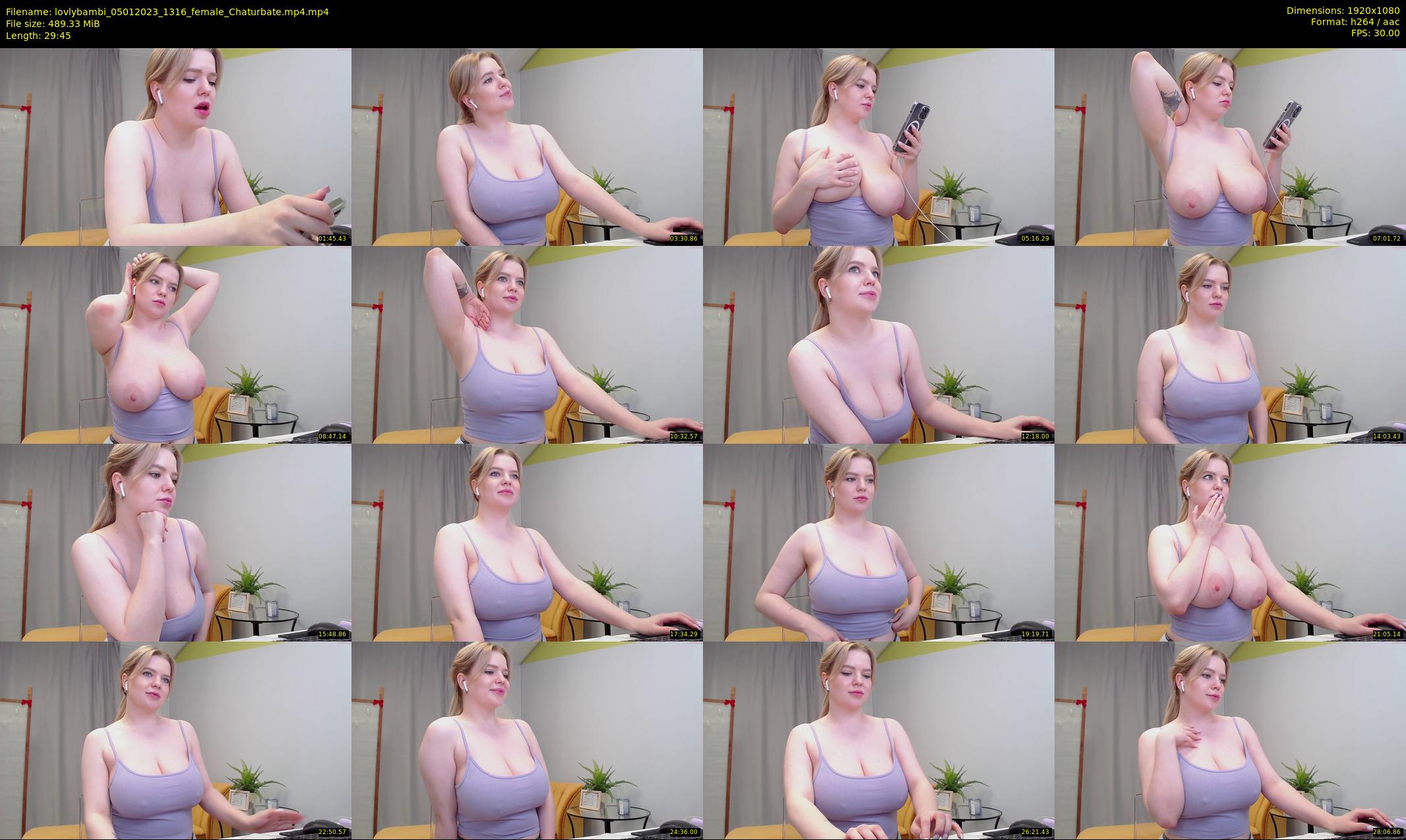lovlybambi — 30 minute Chaturbate female cam show recording, 1080p, Jan 5, 2023