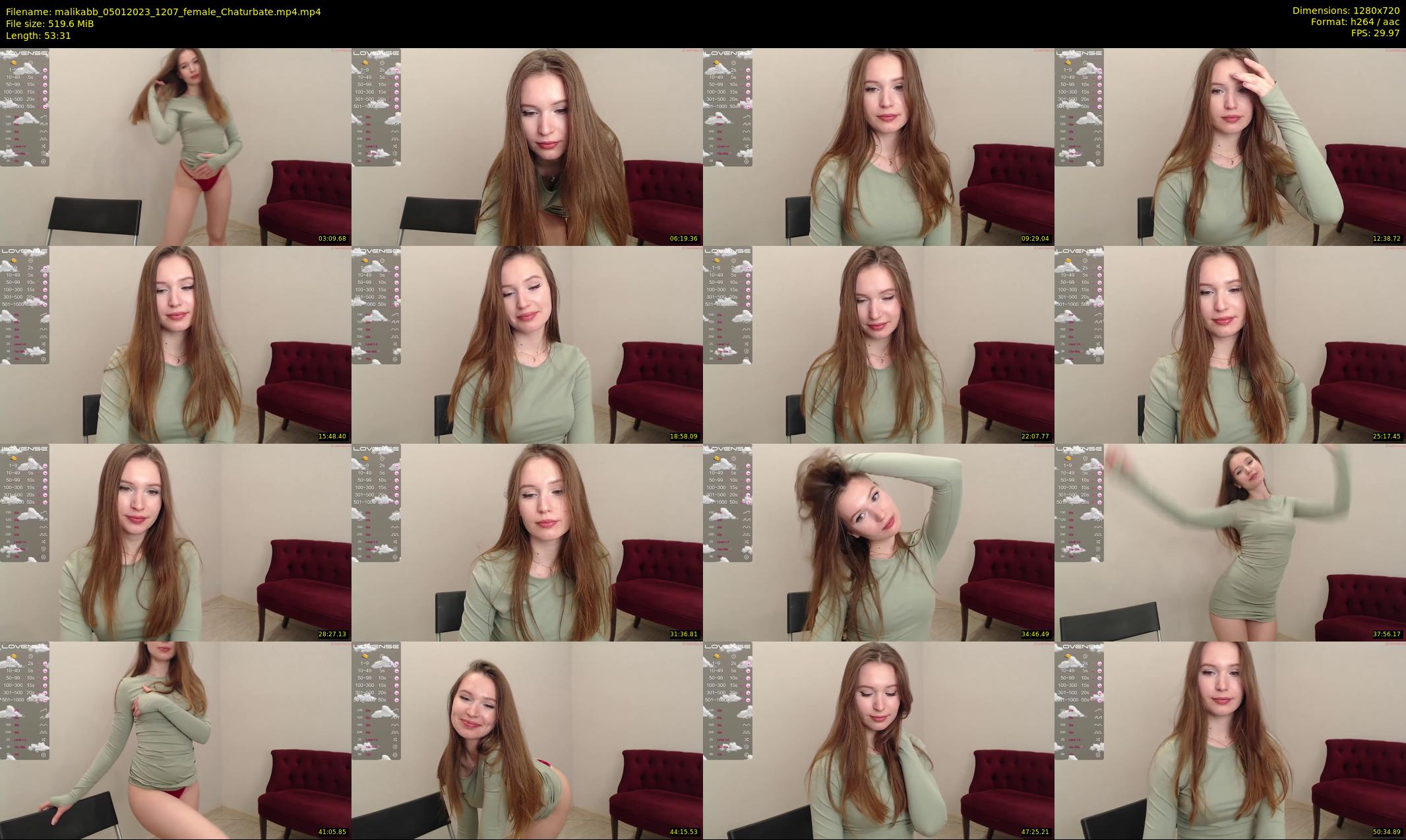 malikabb — 54 minute Chaturbate female cam show recording, 720p, Jan 5, 2023