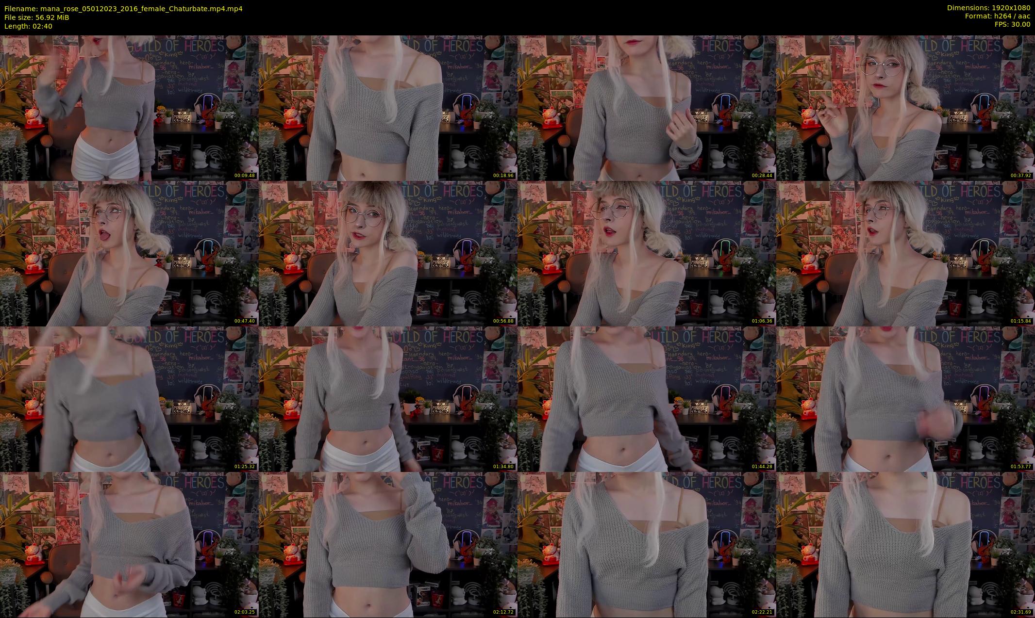 mana_rose — 3 minute Chaturbate female cam show recording, 1080p, Jan 5, 2023
