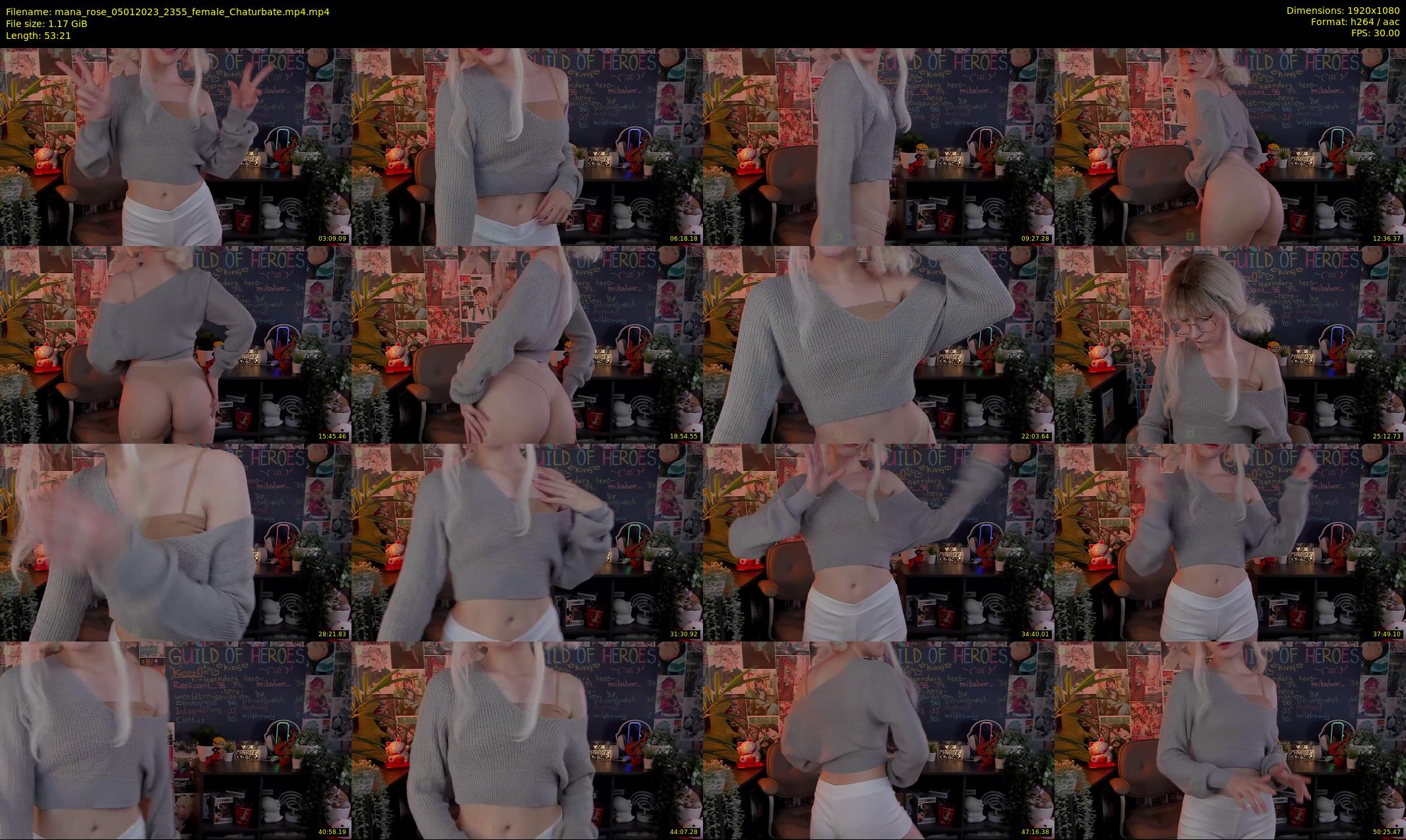 mana_rose — 54 minute Chaturbate female cam show recording, 1080p, Jan 5, 2023