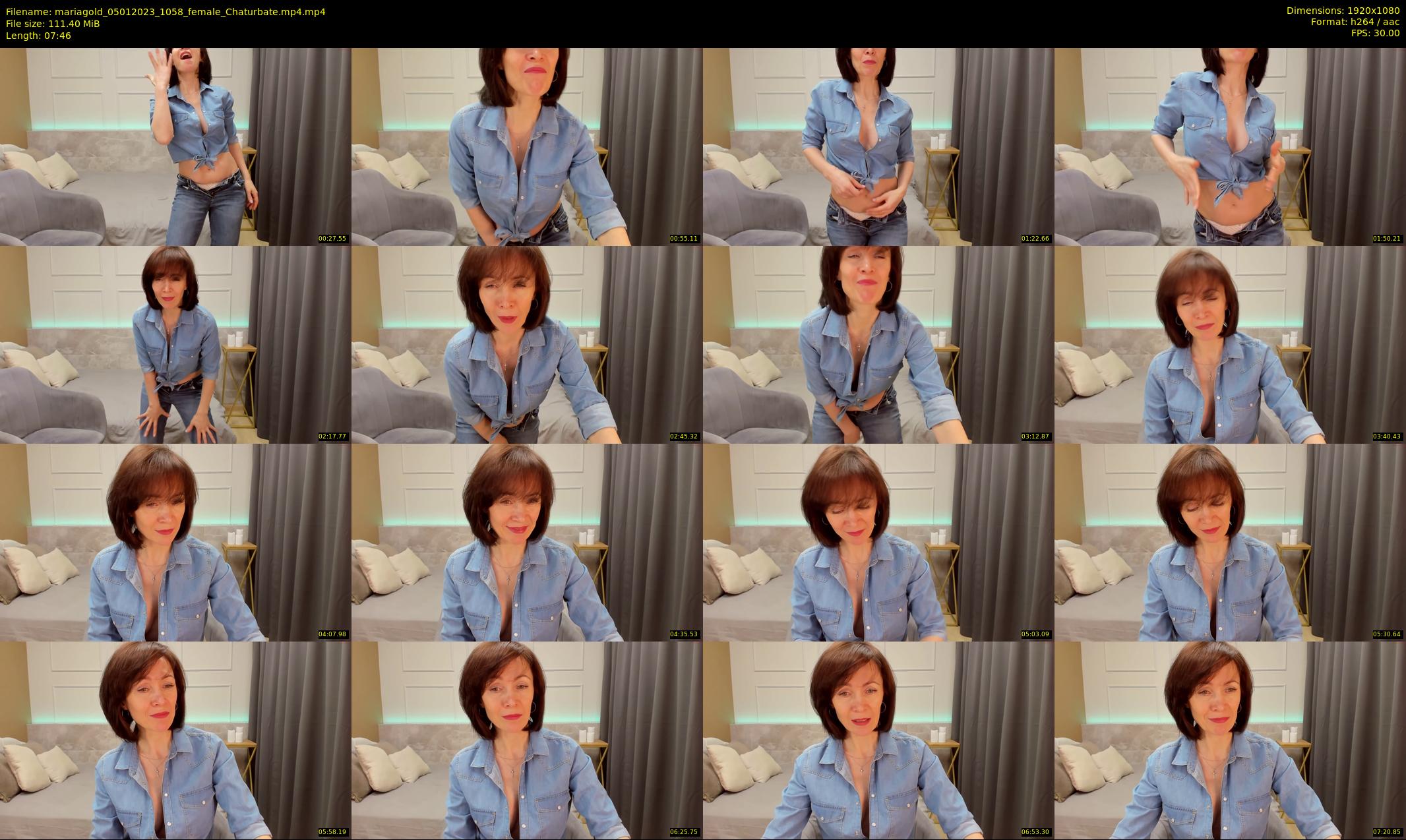 mariagold — 8 minute Chaturbate female cam show recording, 1080p, Jan 5, 2023