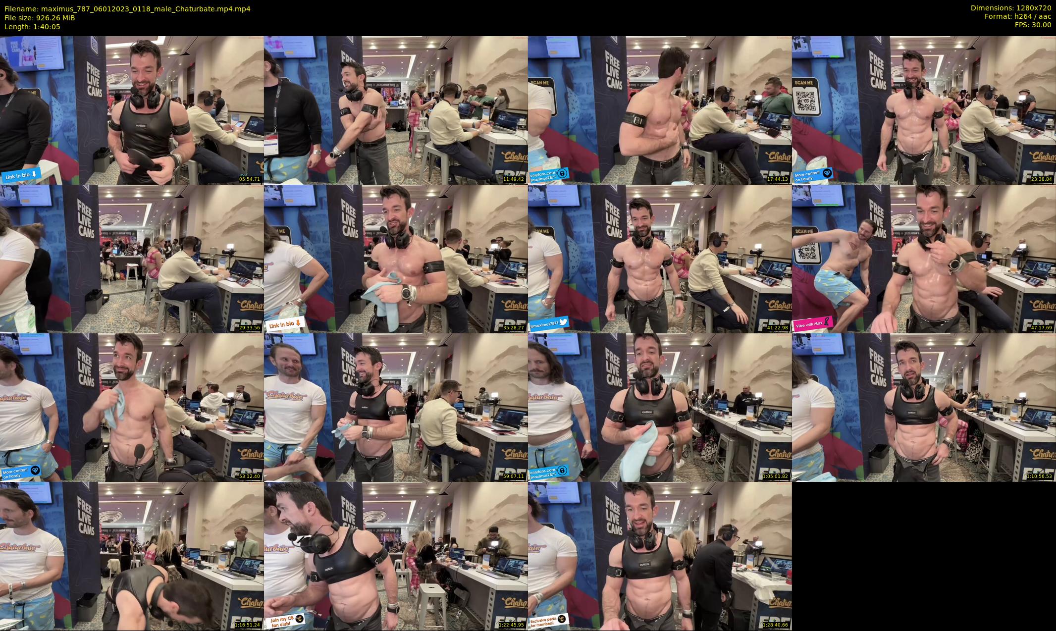 maximus_787 — 101 minute Chaturbate male cam show recording, 720p, Jan 6, 2023