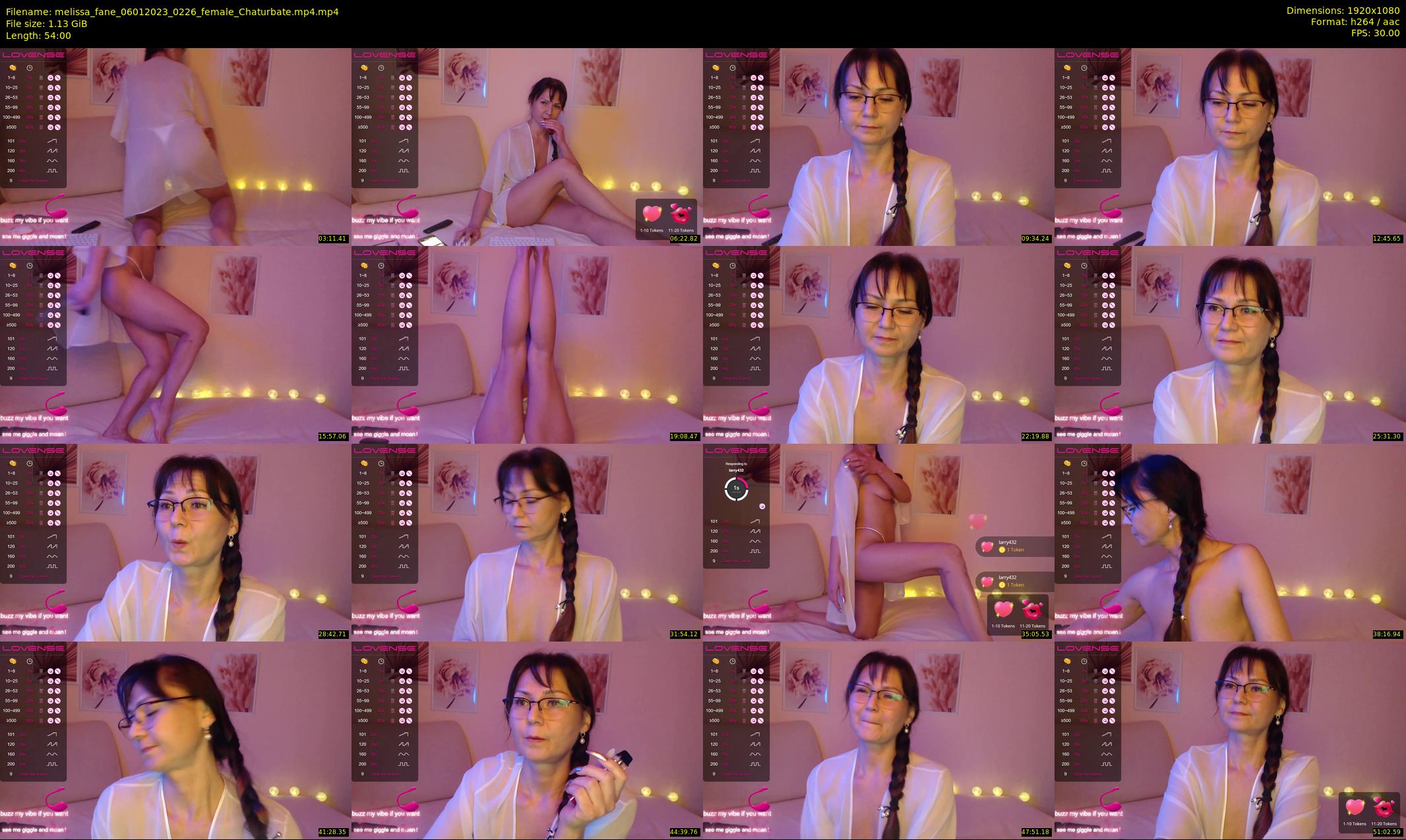 melissa_fane — 54 minute Chaturbate female cam show recording, 1080p, Jan 6, 2023