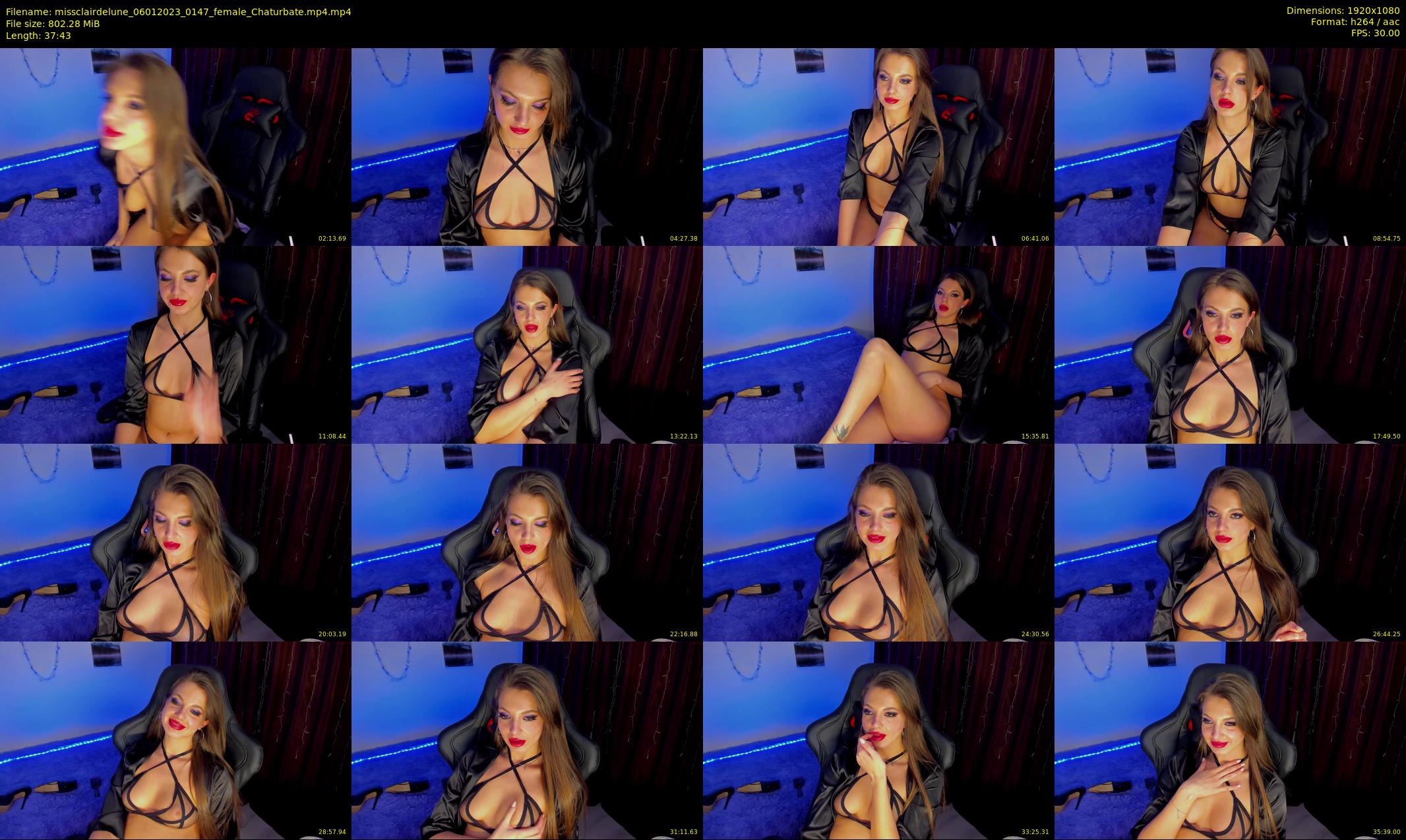 missclairdelune — 38 minute Chaturbate female cam show recording, 1080p, Jan 6, 2023