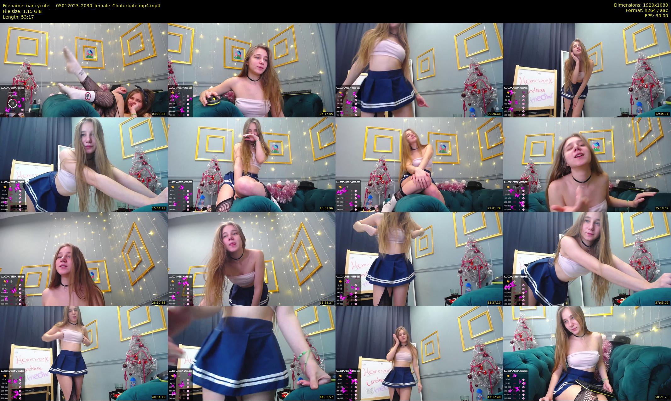 nancycute__ — 54 minute Chaturbate female cam show recording, 1080p, Jan 5, 2023