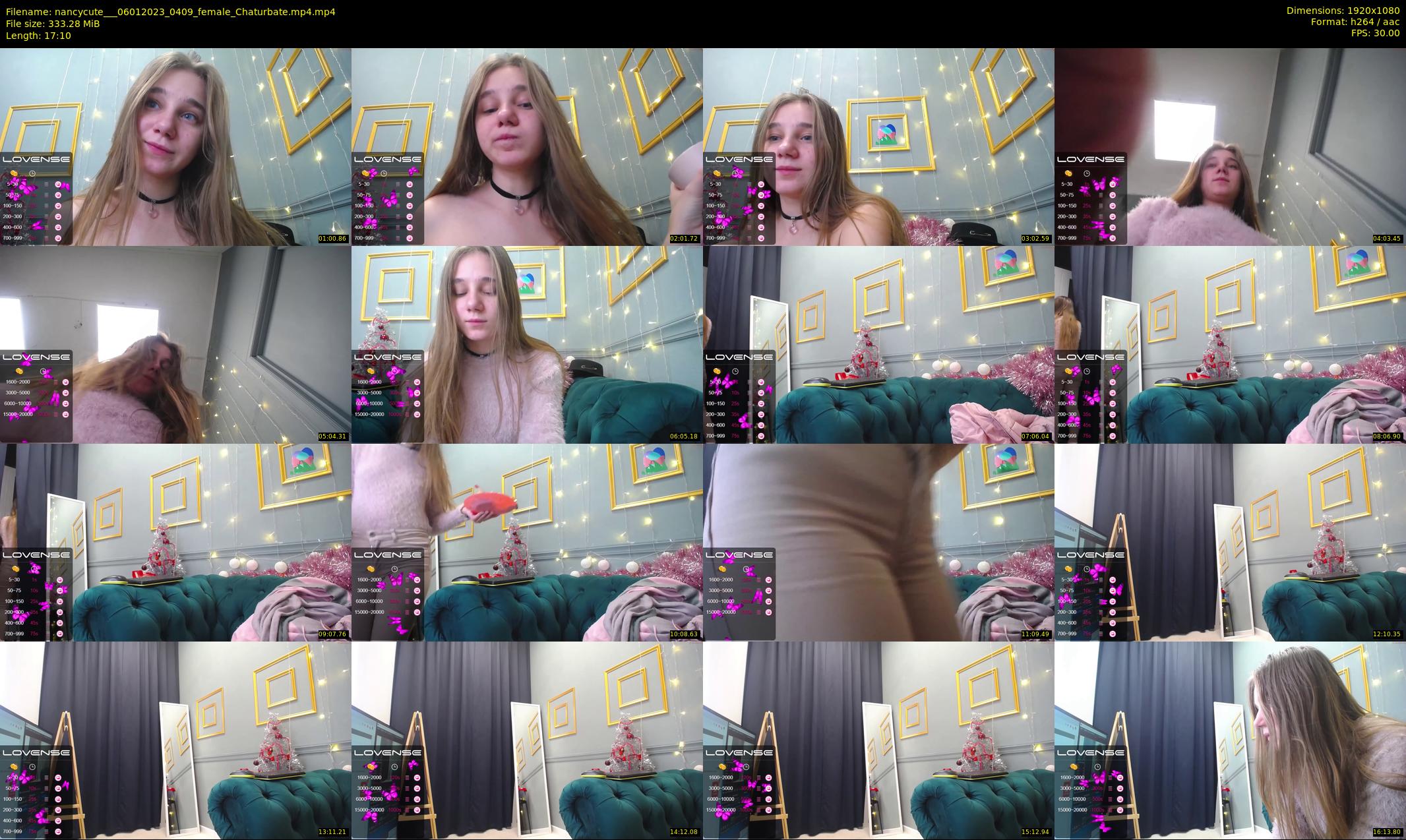 nancycute__ — 18 minute Chaturbate female cam show recording, 1080p, Jan 6, 2023