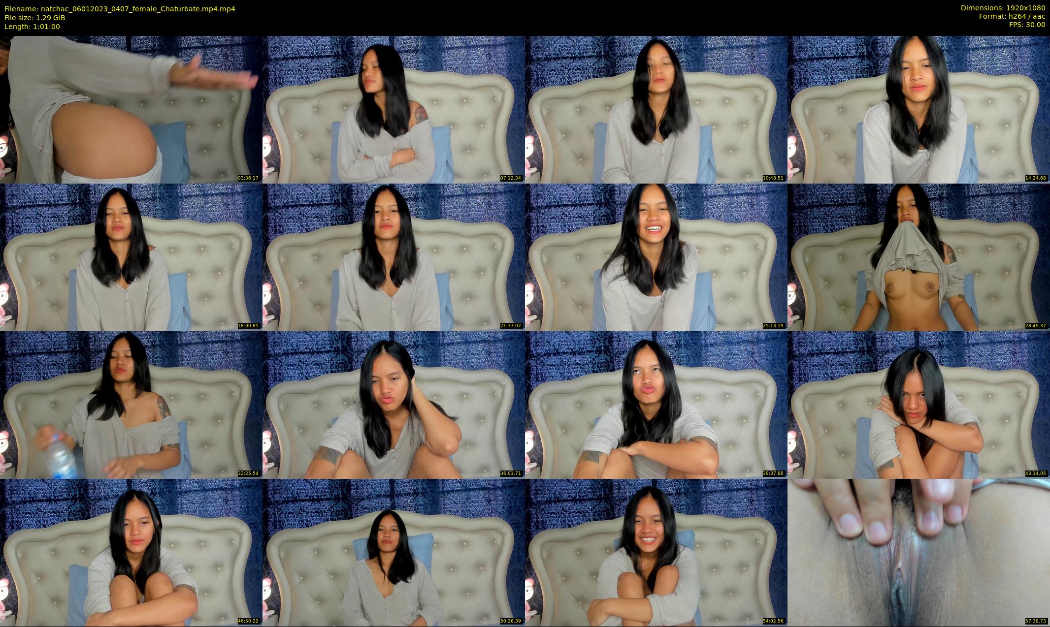 natchac — 61 minute Chaturbate female cam show recording, 1080p, Jan 6, 2023