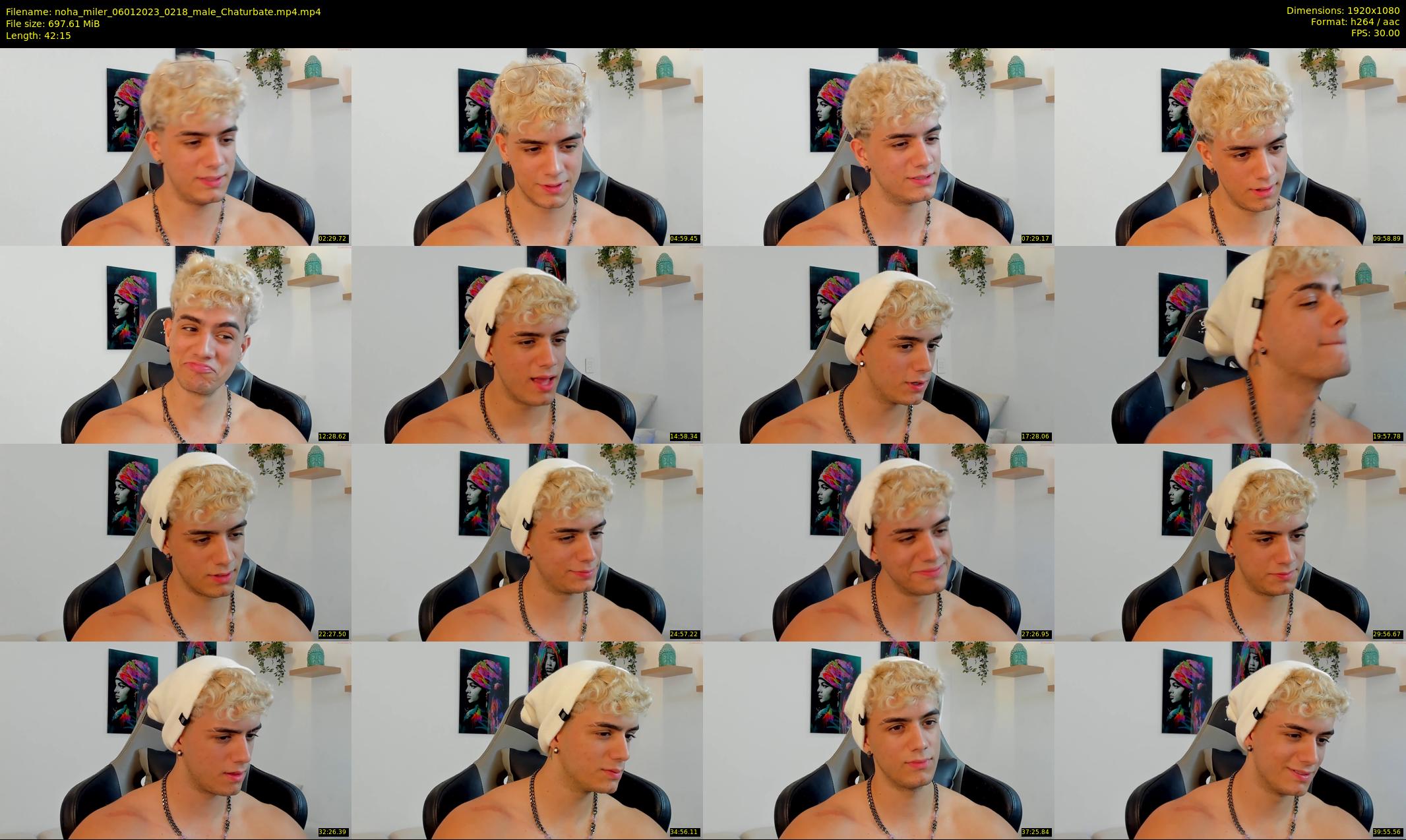 noha_miler — 43 minute Chaturbate male cam show recording, 1080p, Jan 6, 2023