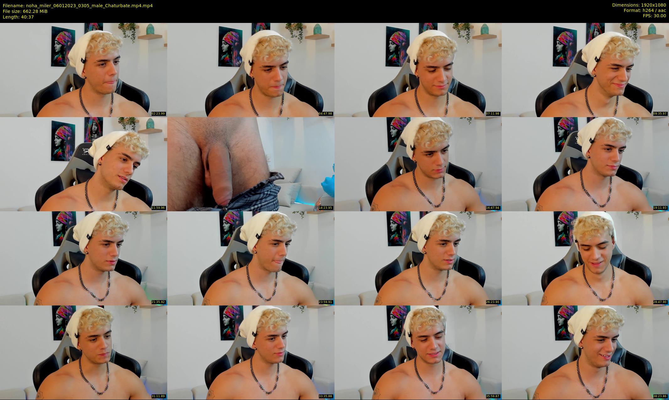 noha_miler — 41 minute Chaturbate male cam show recording, 1080p, Jan 6, 2023