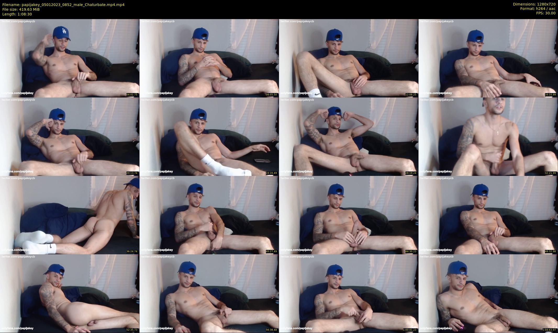 papijakey — 69 minute Chaturbate male cam show recording, 720p, Jan 5, 2023