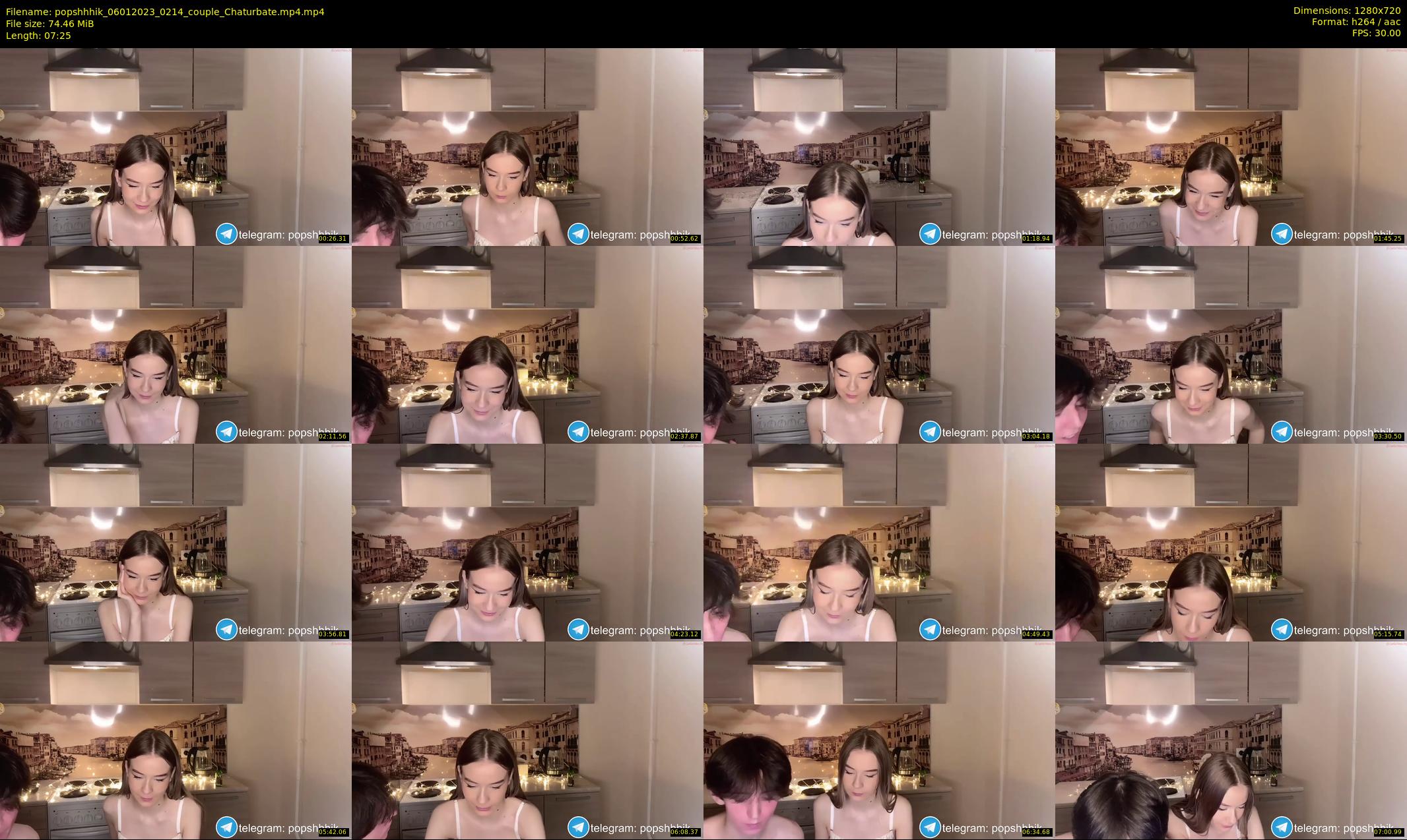 popshhhik — 8 minute Chaturbate couple cam show recording, 720p, Jan 6, 2023
