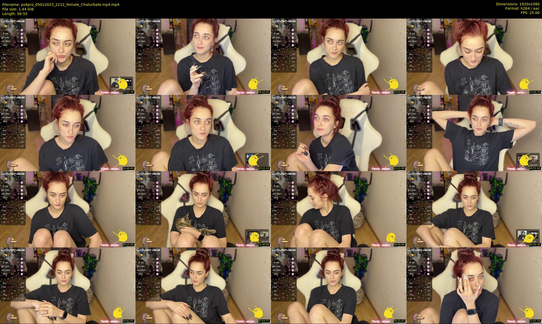 ps4pro — 57 minute Chaturbate female cam show recording, 1080p, Jan 5, 2023
