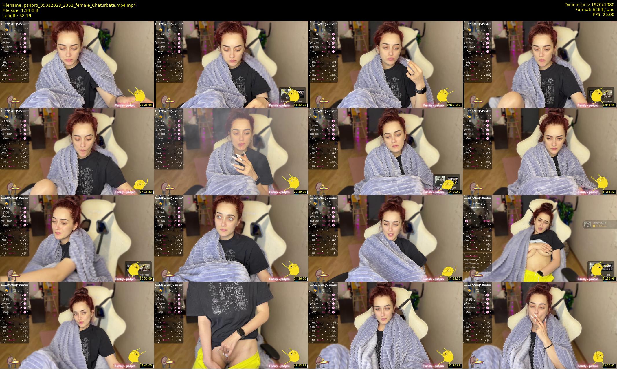 ps4pro — 59 minute Chaturbate female cam show recording, 1080p, Jan 5, 2023