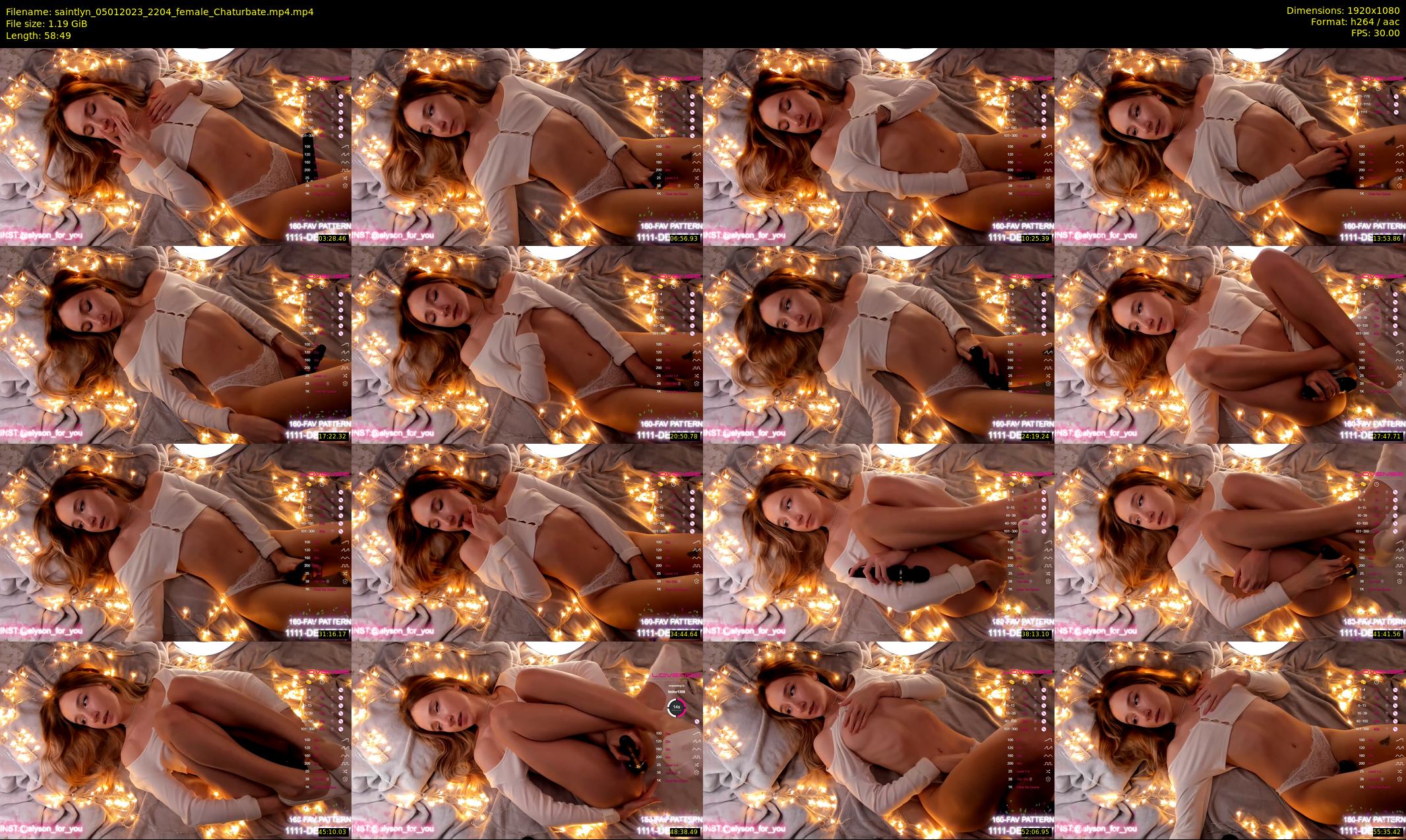 saintlyn — 59 minute Chaturbate female cam show recording, 1080p, Jan 5, 2023