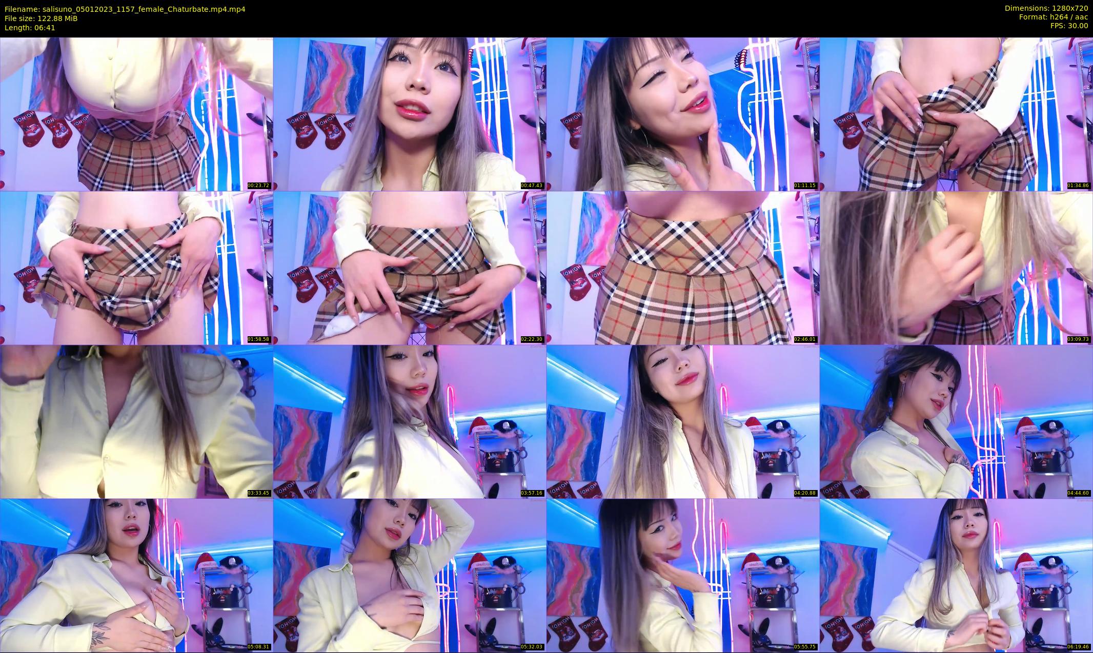 salisuno — 7 minute Chaturbate female cam show recording, 720p, Jan 5, 2023