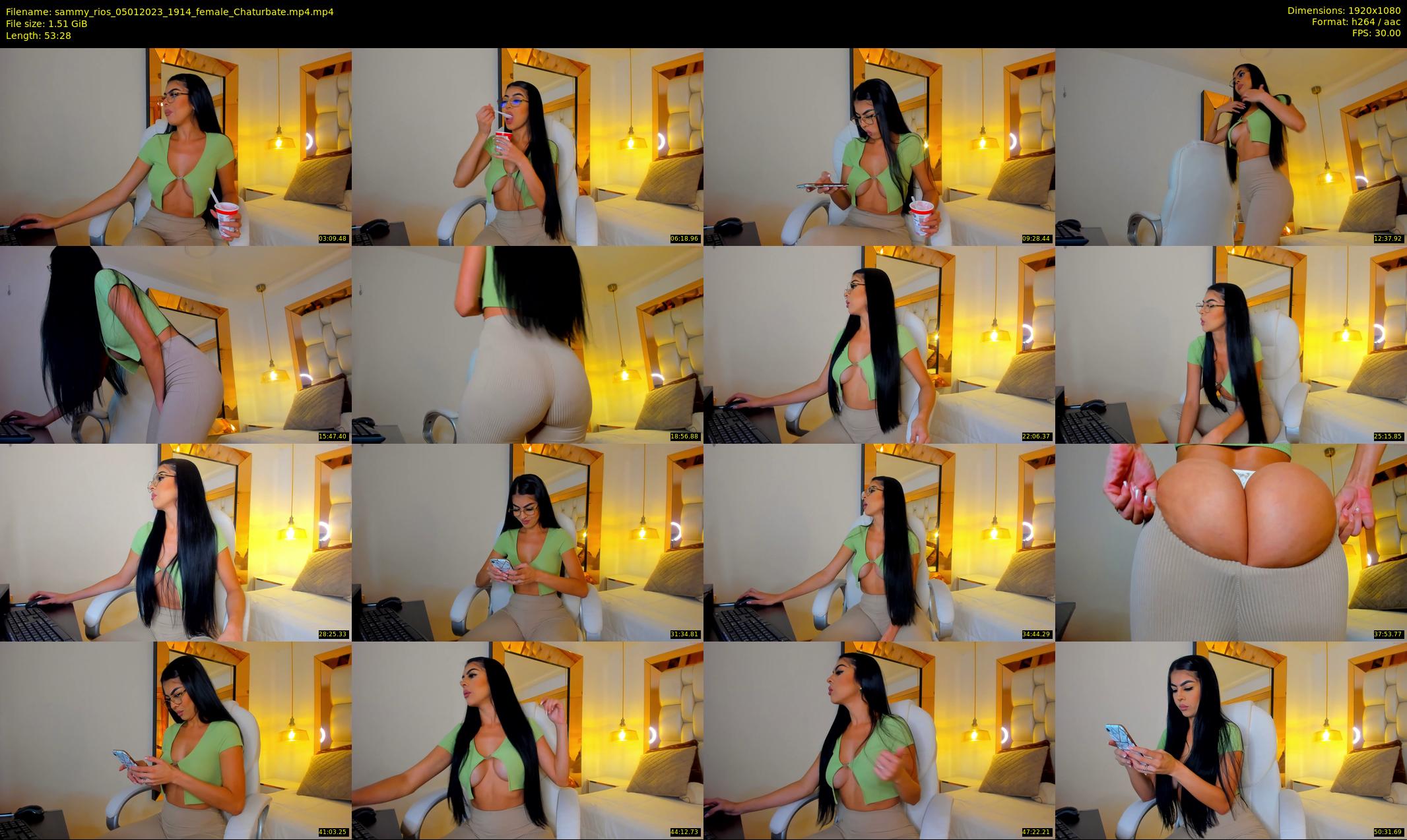 sammy_rios — 54 minute Chaturbate female cam show recording, 1080p, Jan 5, 2023