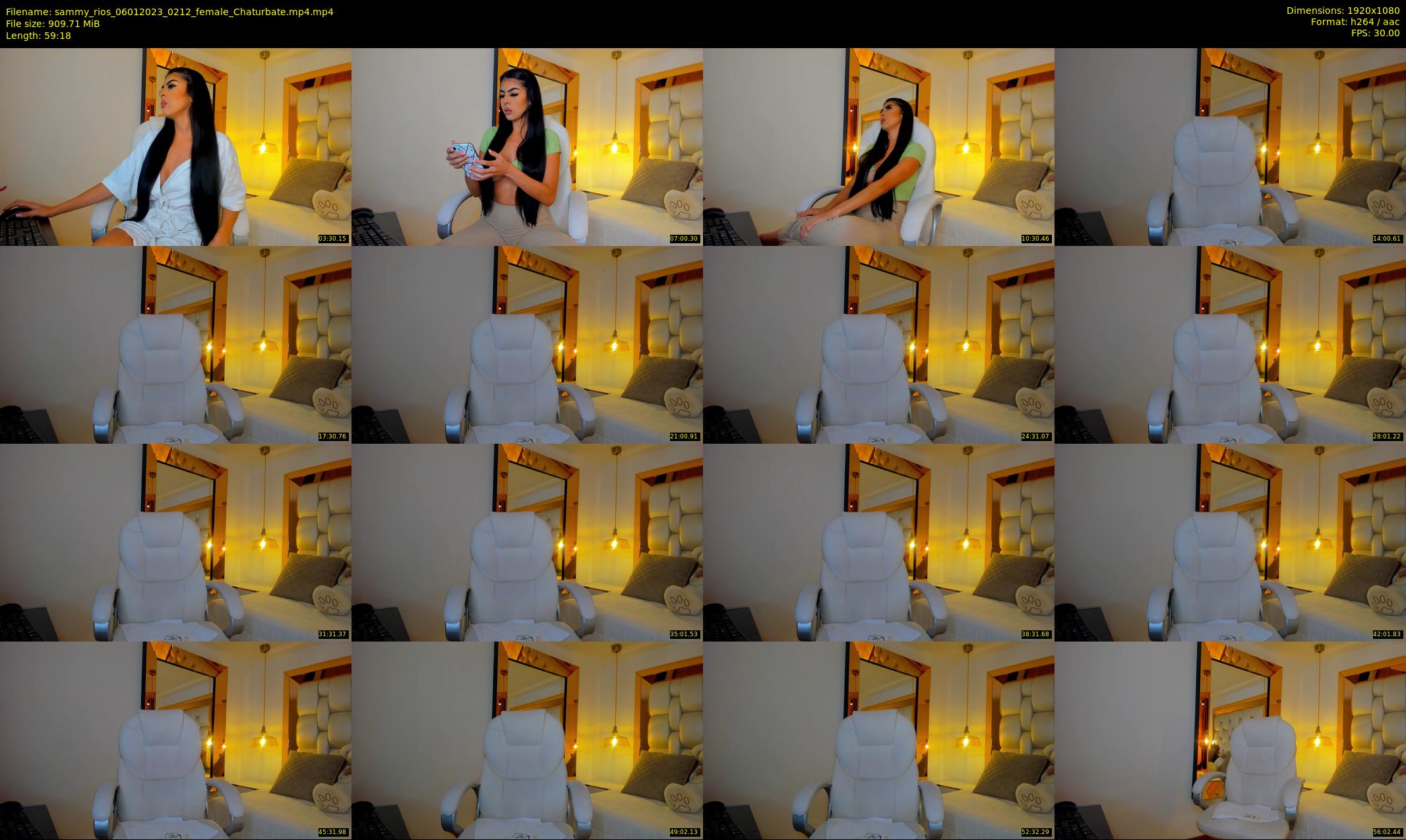 sammy_rios — 60 minute Chaturbate female cam show recording, 1080p, Jan 6, 2023