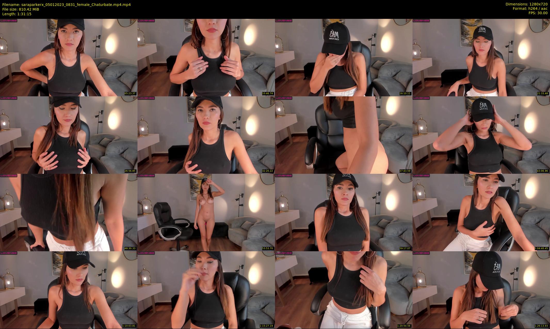 saraparkerx — 92 minute Chaturbate female cam show recording, 720p, Jan 5, 2023