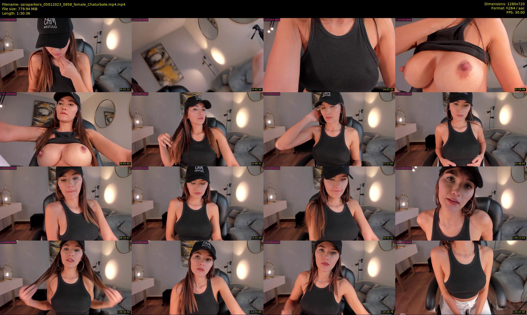 saraparkerx — 91 minute Chaturbate female cam show recording, 720p, Jan 5, 2023