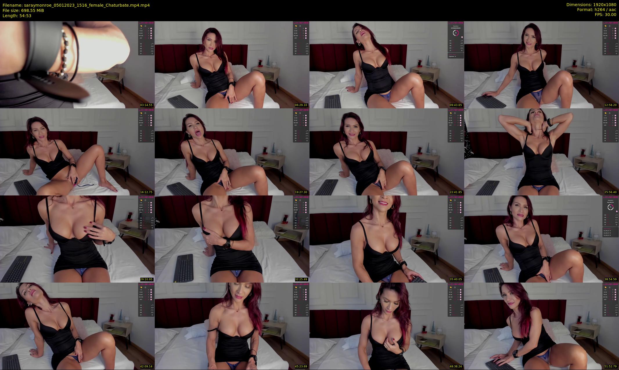 saraymonroe — 55 minute Chaturbate female cam show recording, 1080p, Jan 5, 2023
