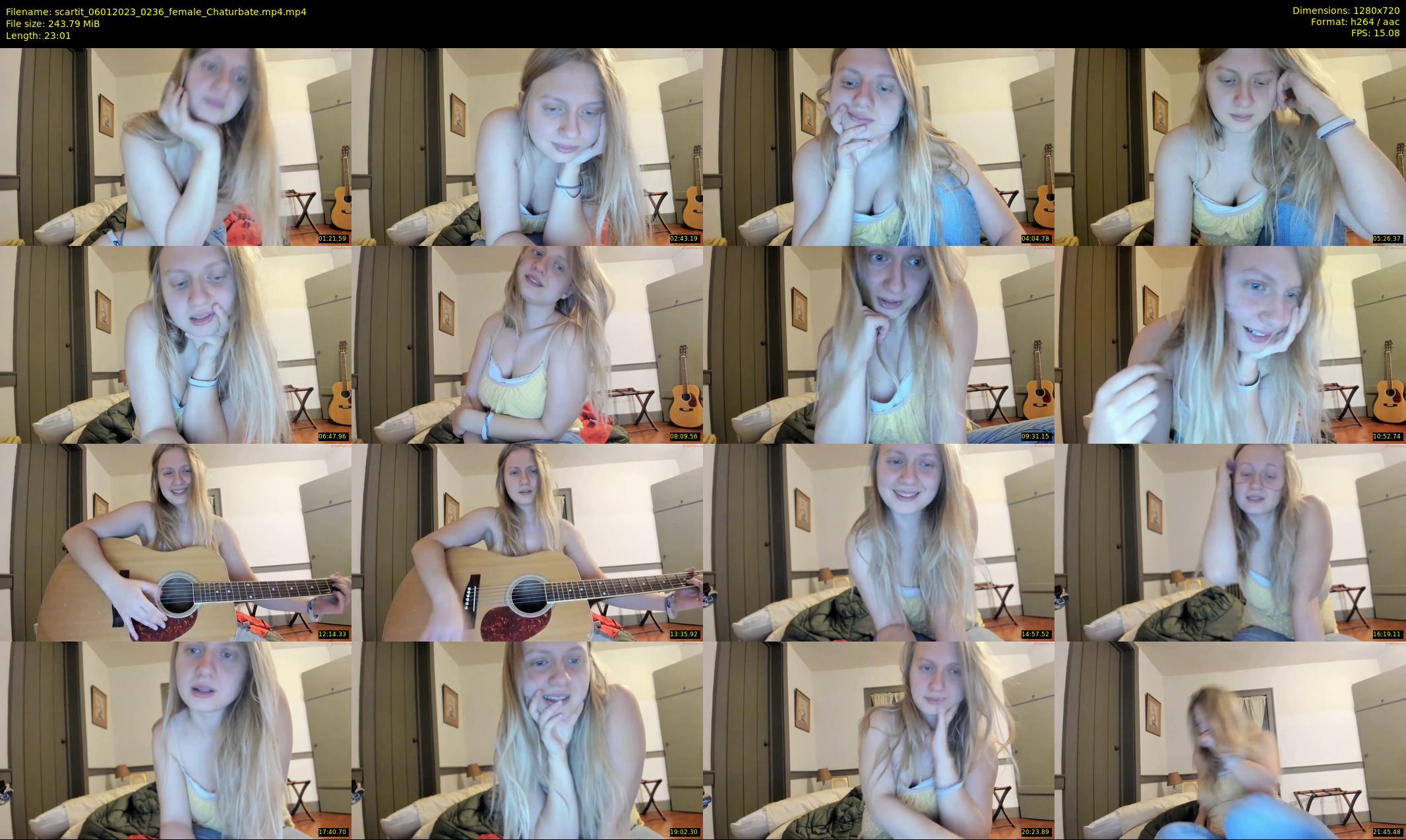 scartit — 24 minute Chaturbate female cam show recording, 720p, Jan 6, 2023
