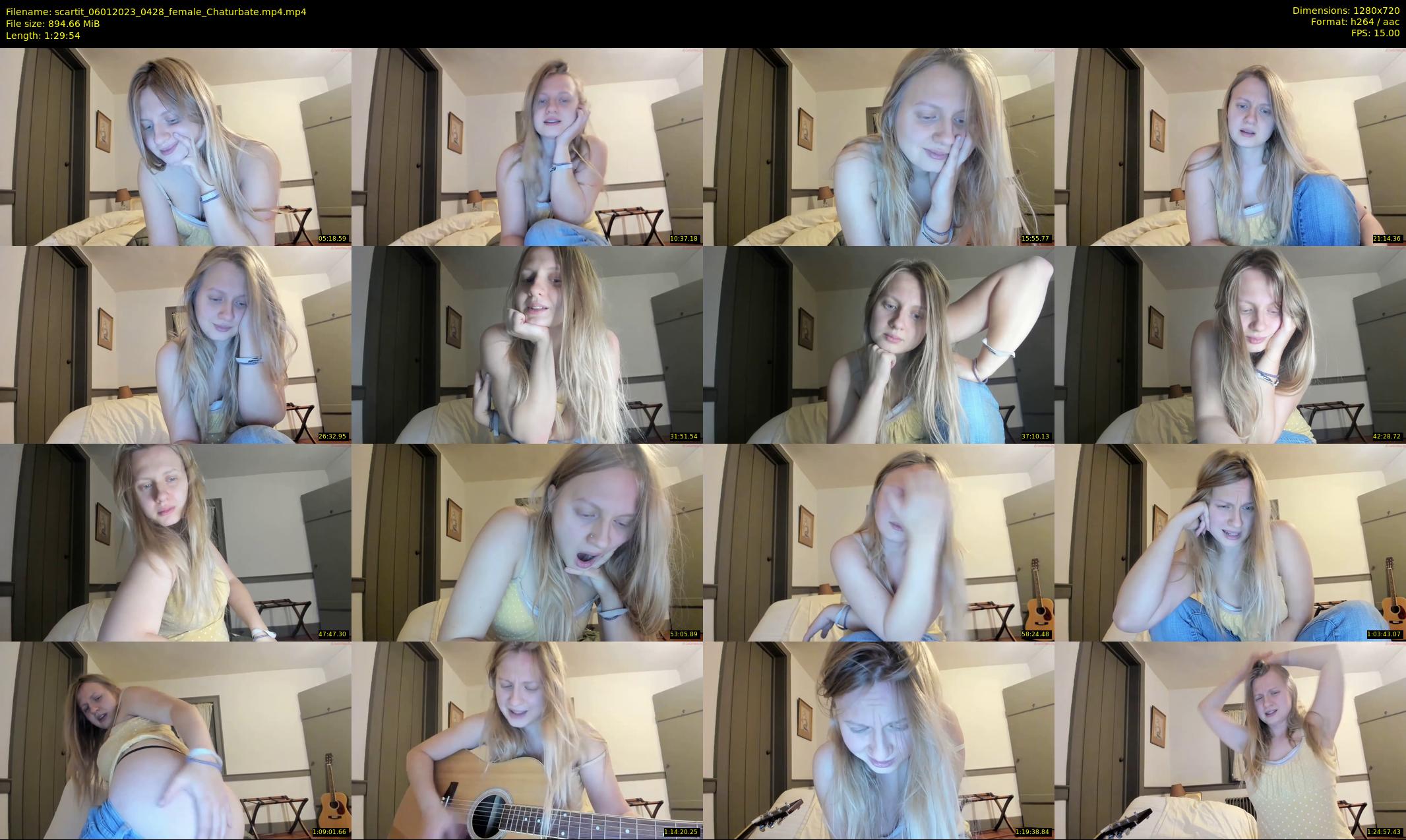 scartit — 90 minute Chaturbate female cam show recording, 720p, Jan 6, 2023