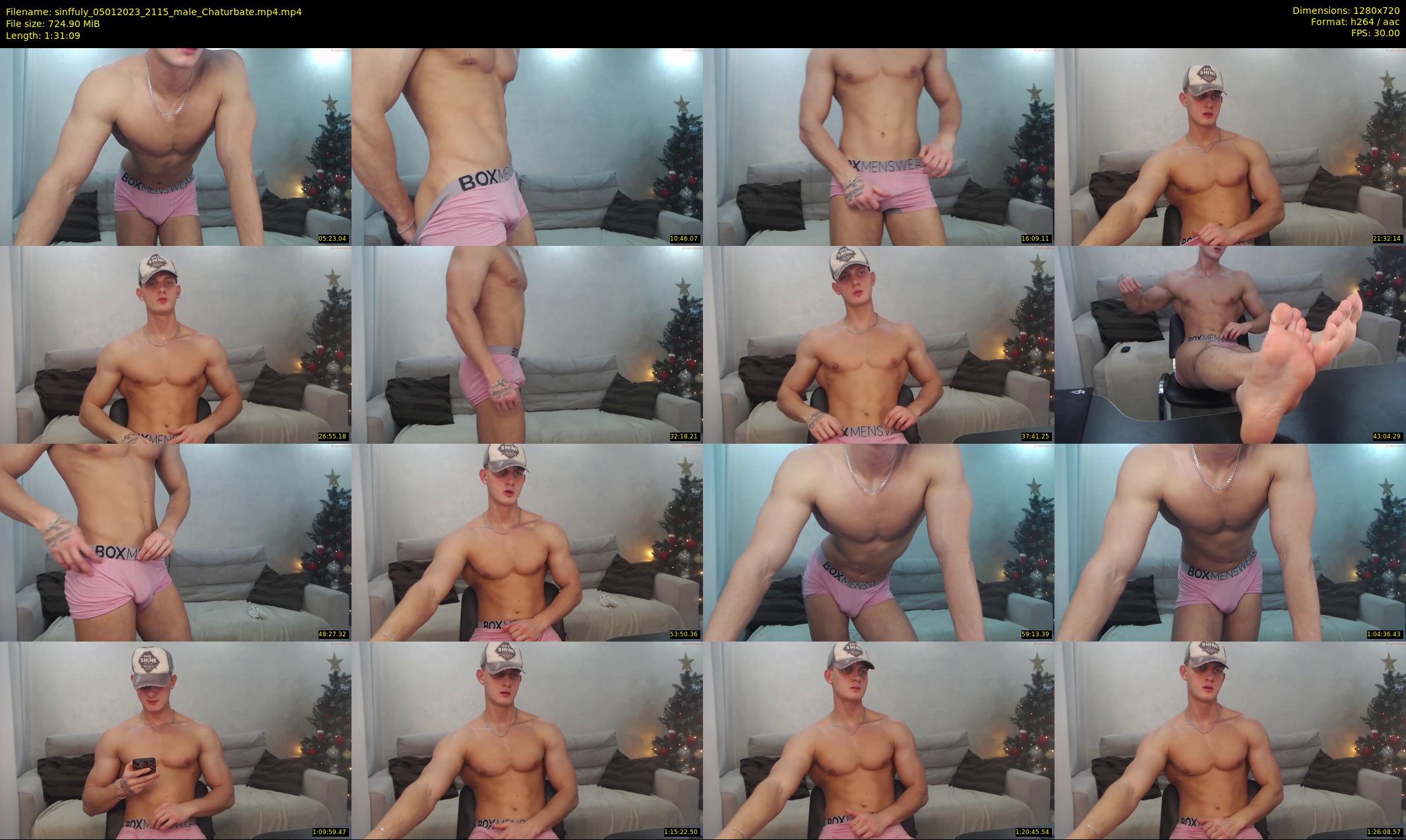 sinffuly — 92 minute Chaturbate male cam show recording, 720p, Jan 5, 2023
