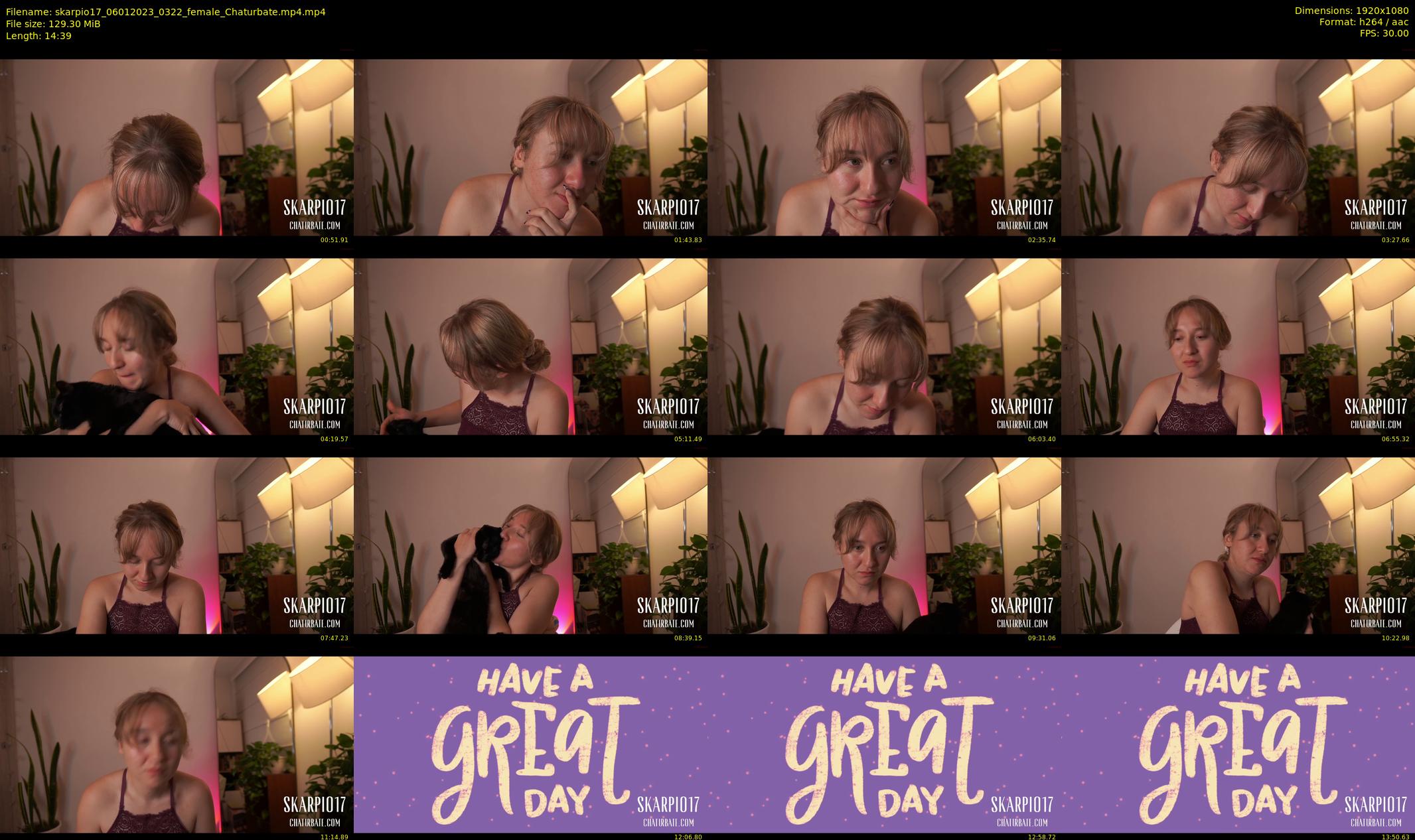 skarpio17 — 15 minute Chaturbate female cam show recording, 1080p, Jan 6, 2023