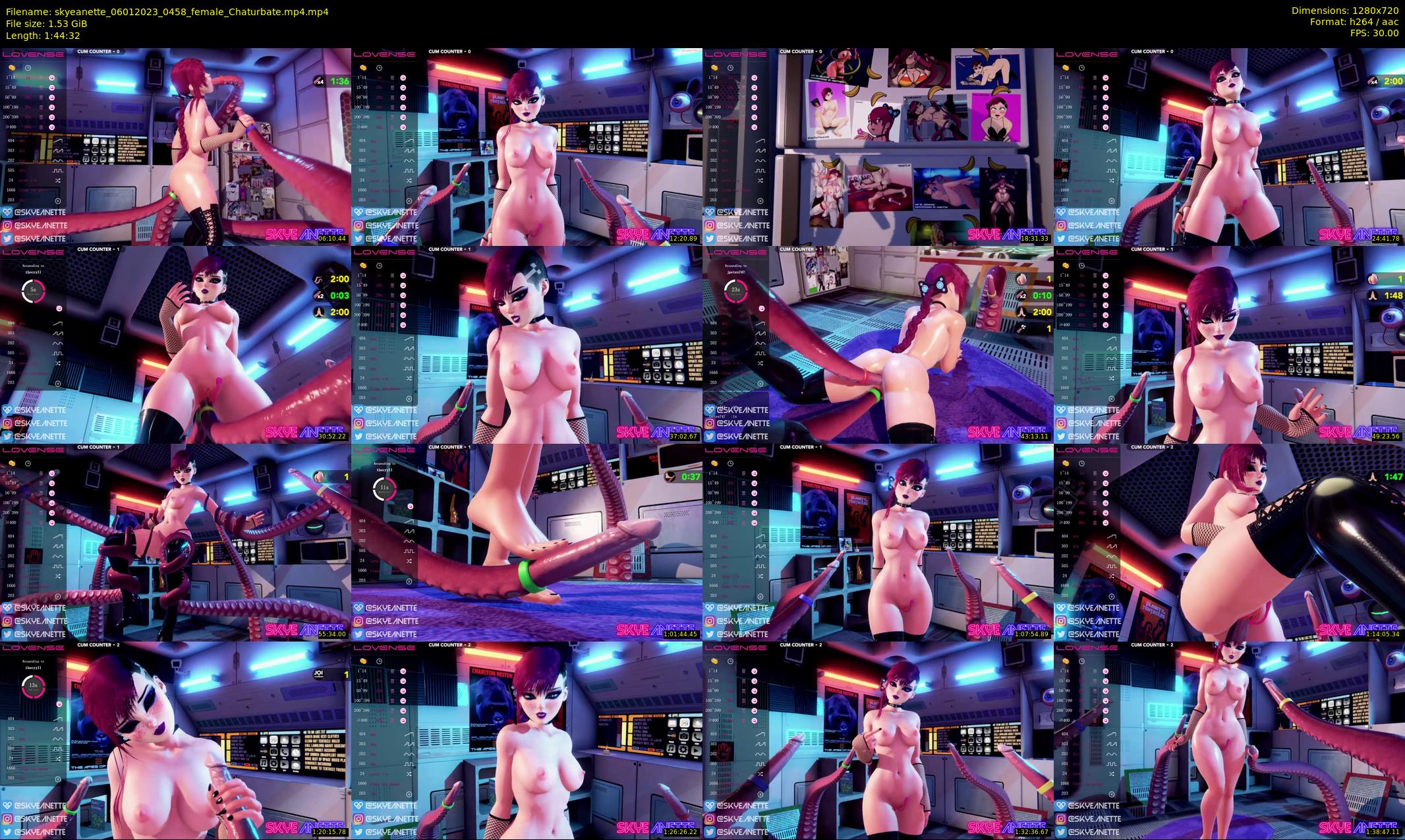 skyeanette — 105 minute Chaturbate female cam show recording, 720p, Jan 6, 2023