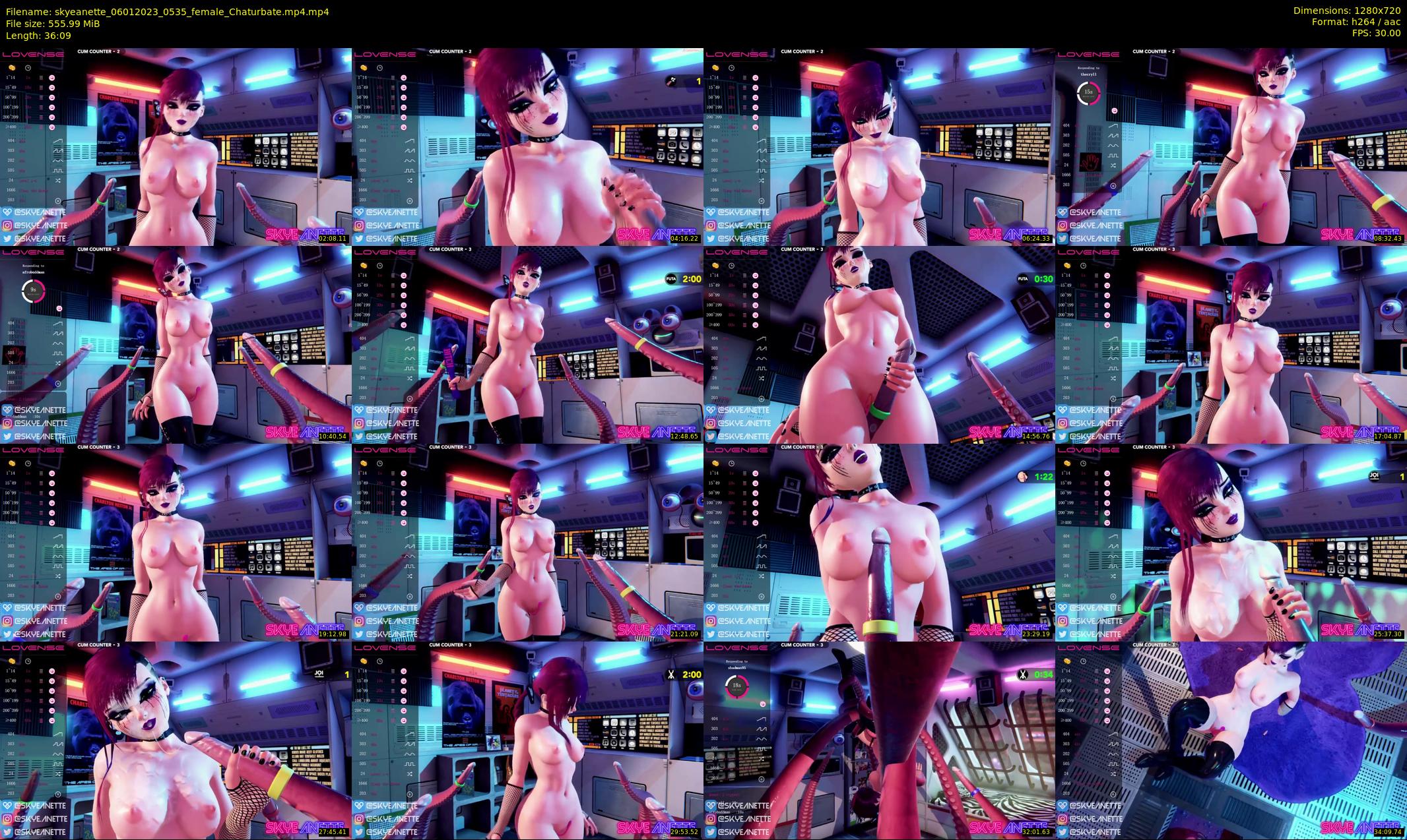 skyeanette — 37 minute Chaturbate female cam show recording, 720p, Jan 6, 2023