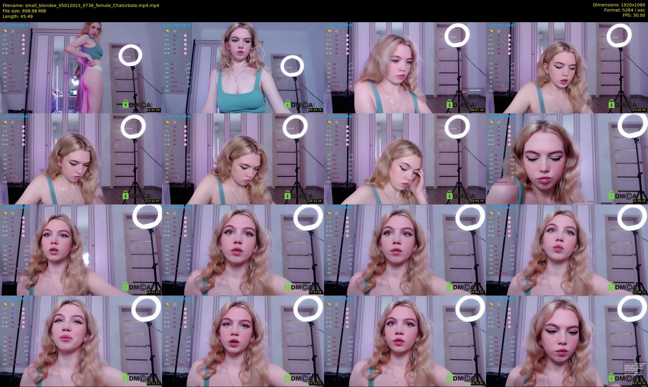 small_blondee — 46 minute Chaturbate female cam show recording, 1080p, Jan 5, 2023