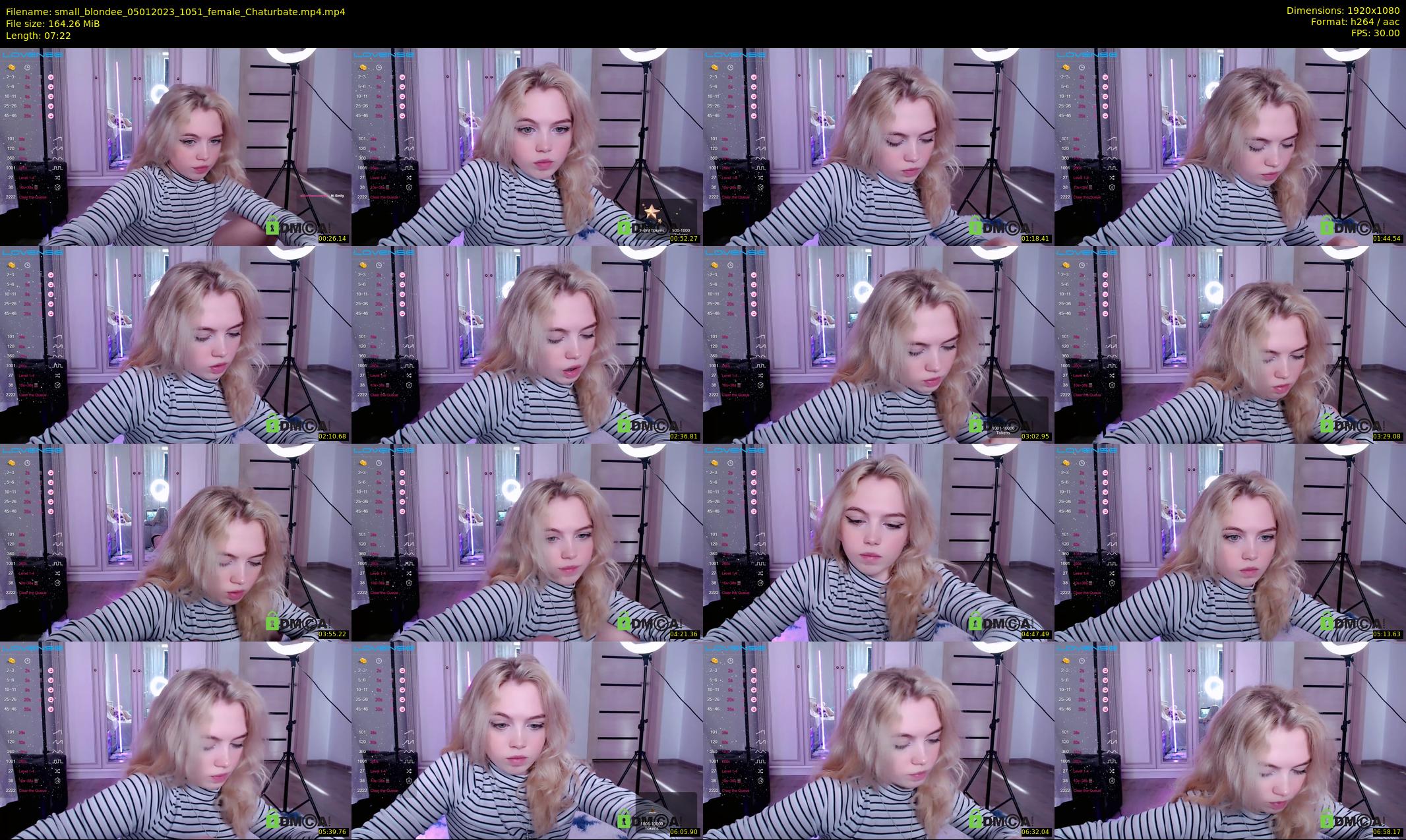 small_blondee — 8 minute Chaturbate female cam show recording, 1080p, Jan 5, 2023