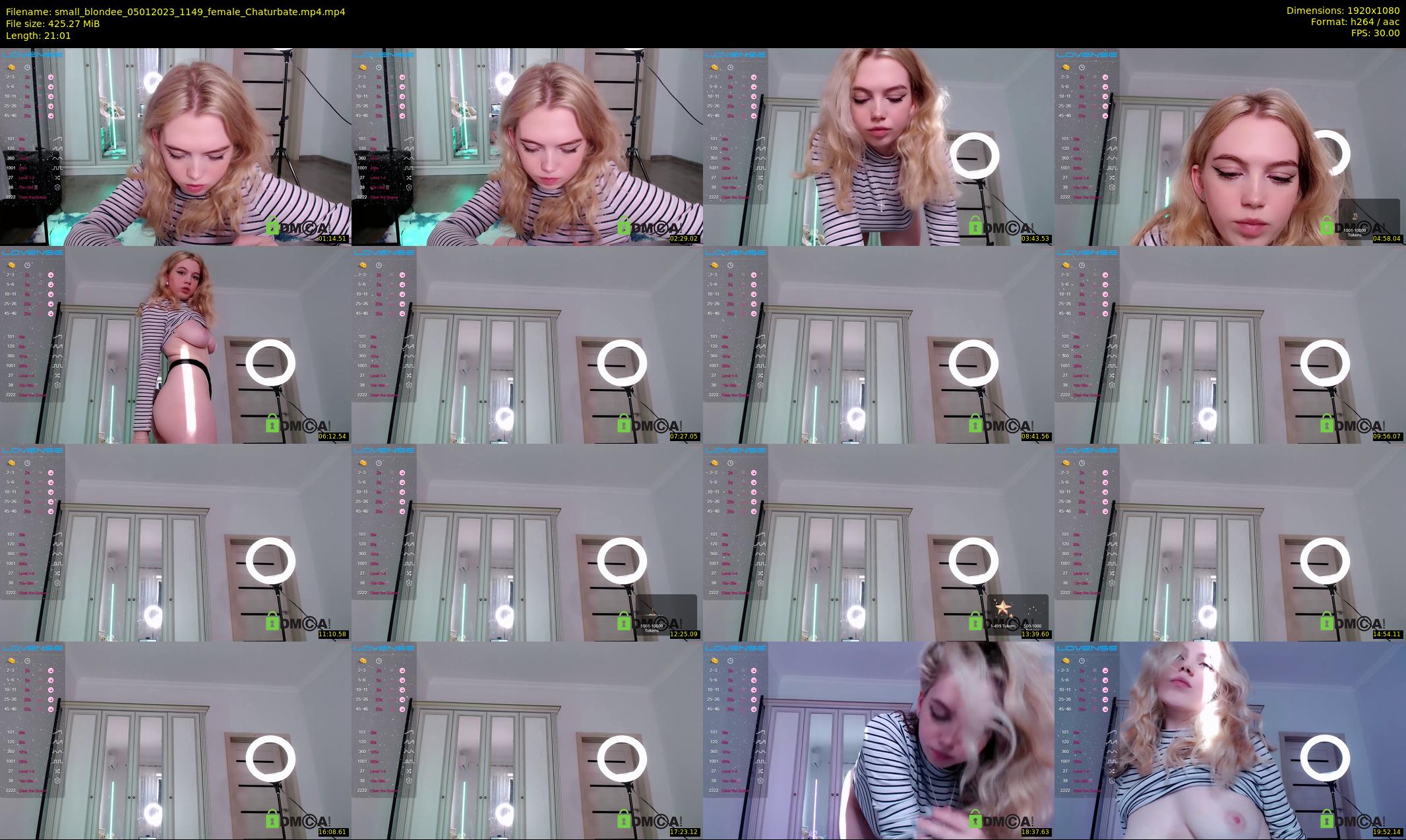 small_blondee — 22 minute Chaturbate female cam show recording, 1080p, Jan 5, 2023