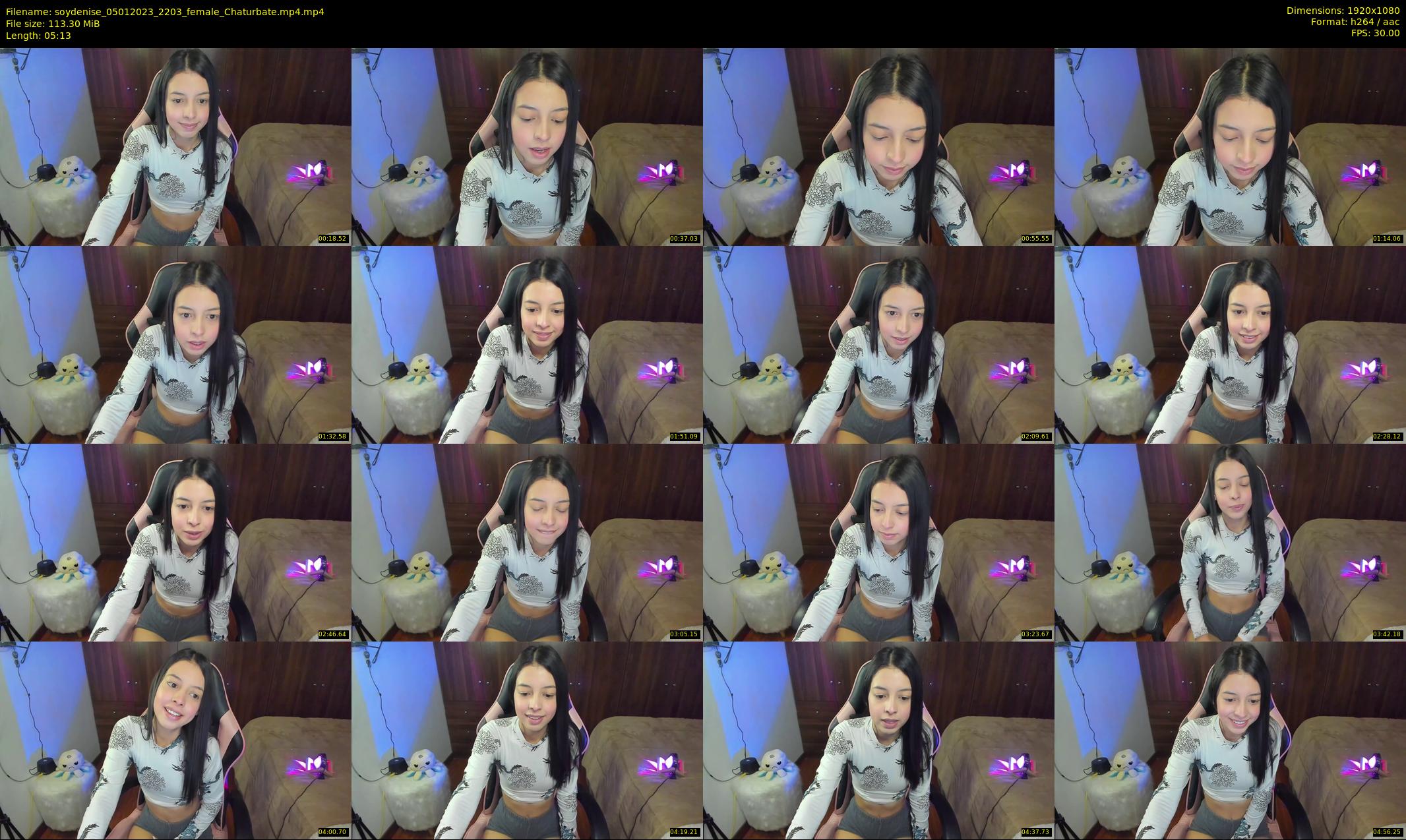 soydenise — 6 minute Chaturbate female cam show recording, 1080p, Jan 5, 2023