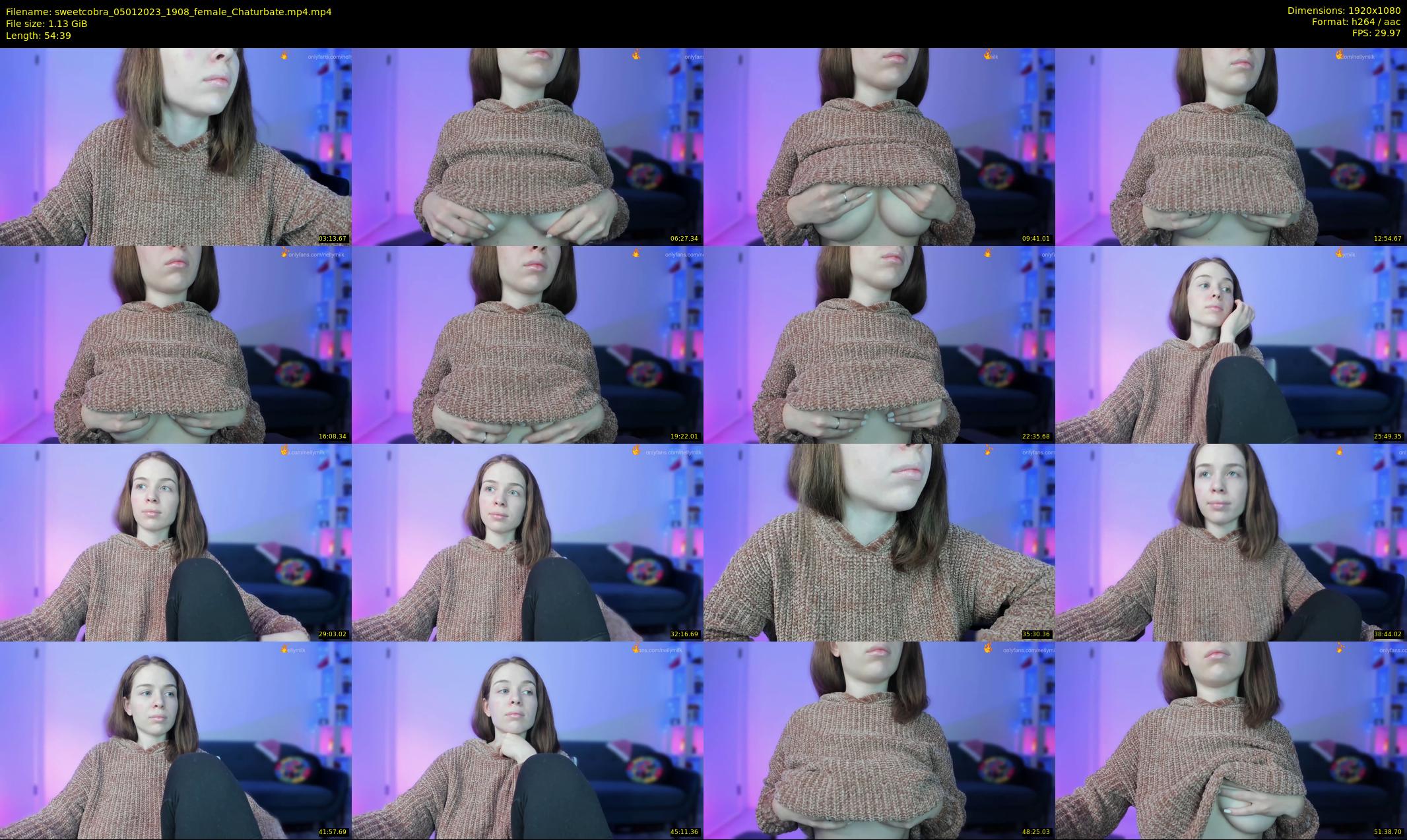 sweetcobra — 55 minute Chaturbate female cam show recording, 1080p, Jan 5, 2023