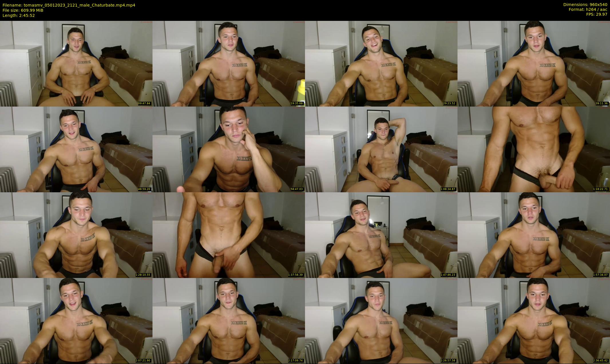 tomasmv — 166 minute Chaturbate male cam show recording, 480p, Jan 5, 2023