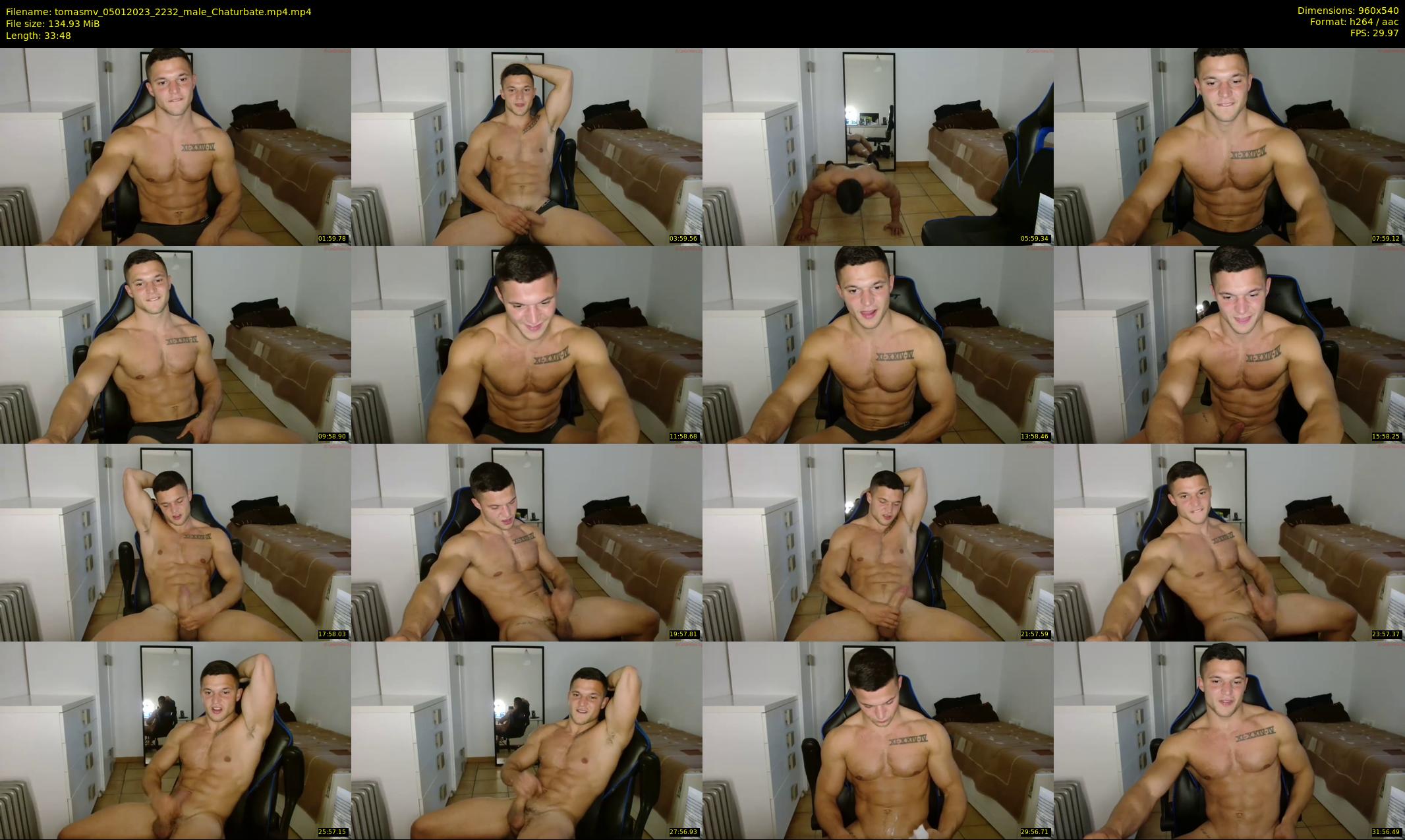 tomasmv — 34 minute Chaturbate male cam show recording, 480p, Jan 5, 2023
