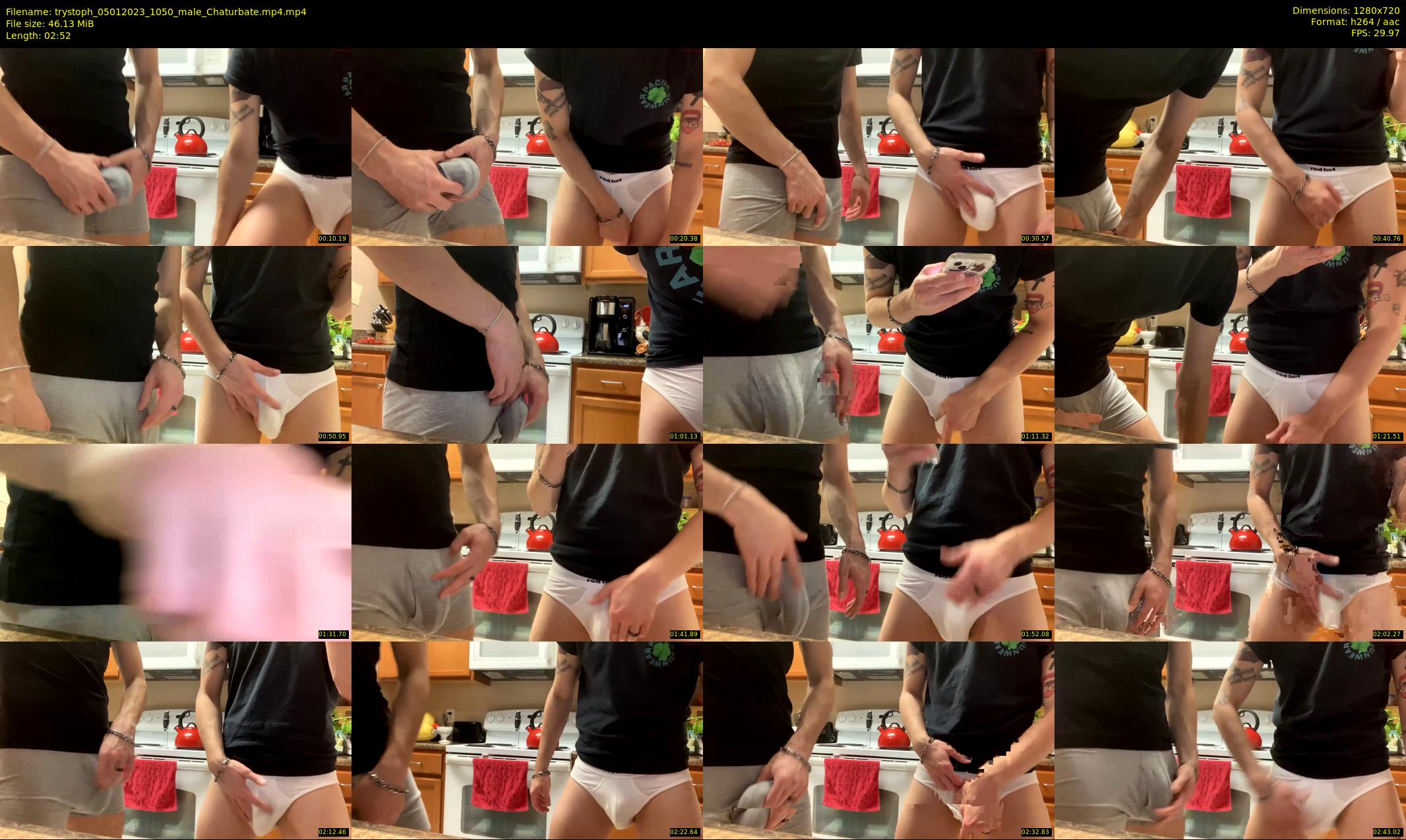 trystoph — 3 minute Chaturbate male cam show recording, 720p, Jan 5, 2023