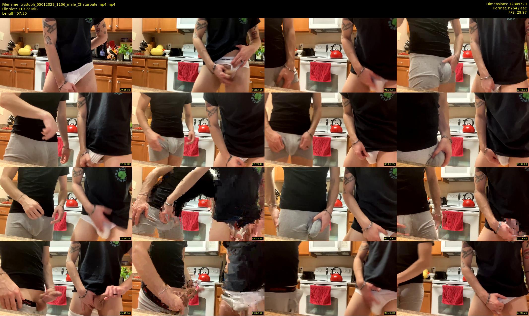 trystoph — 8 minute Chaturbate male cam show recording, 720p, Jan 5, 2023